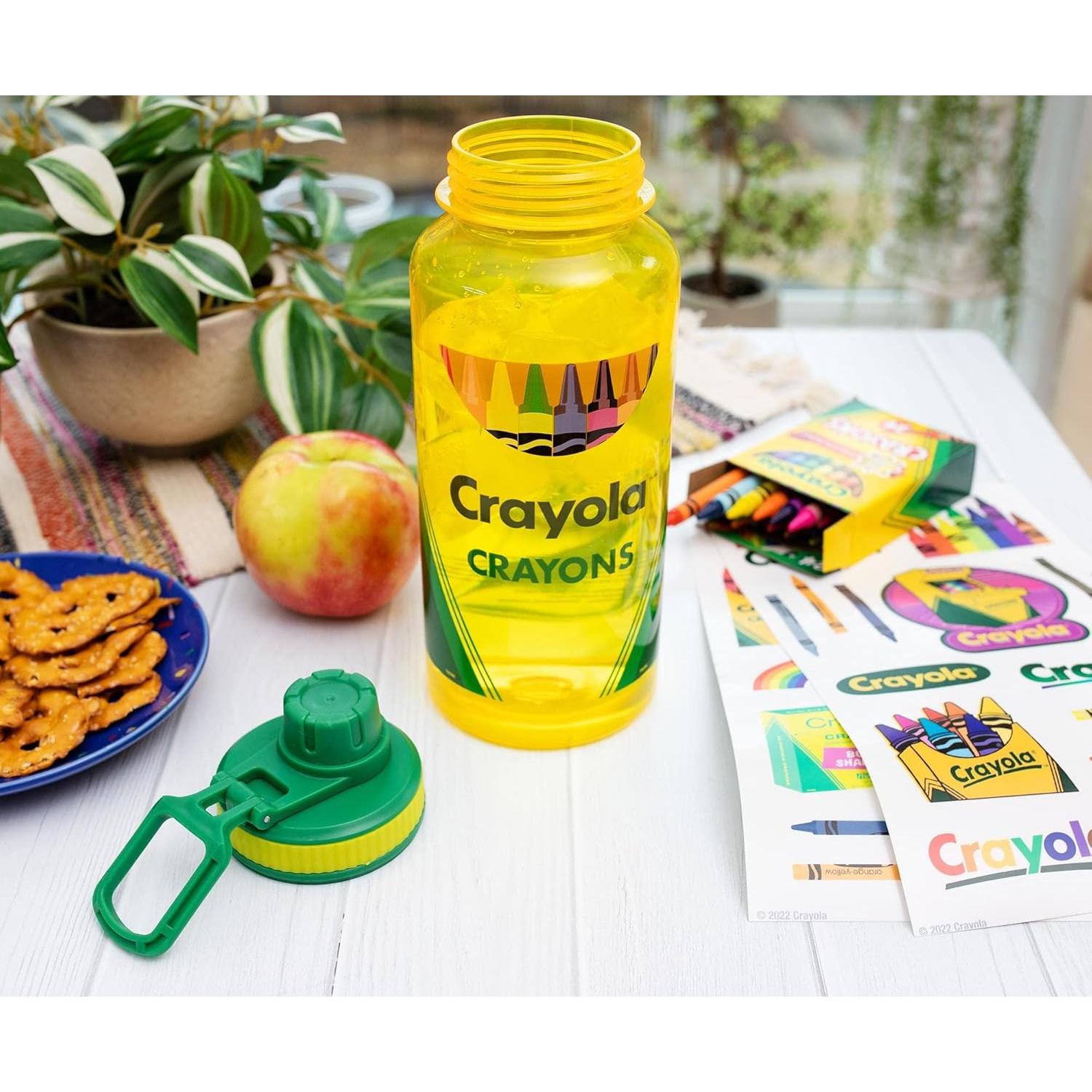 Botella de Agua Crayola 0.95L con Stickers Personalizables