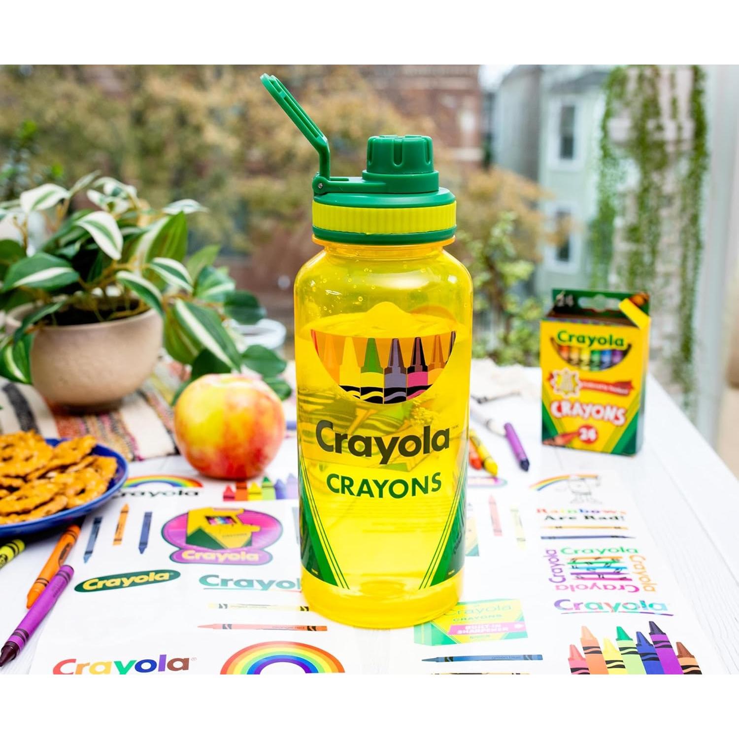 Botella de Agua Crayola 0.95L con Stickers Personalizables