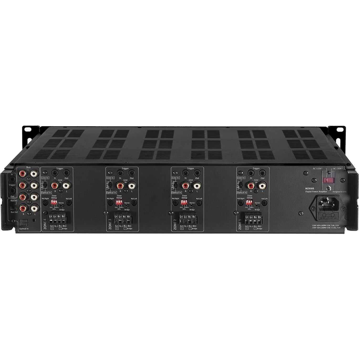 Amplificador Digital 8 Canales Soundavo MZ-850S 80W por Canal