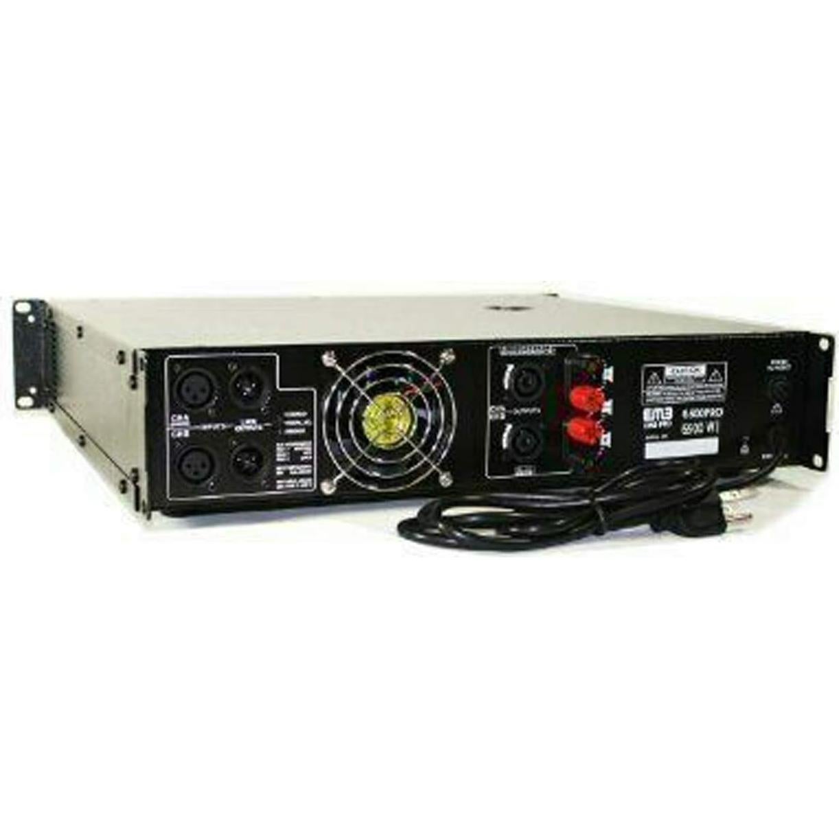Amplificador de Potencia EMB 6500W 2 Canales EB6500PRO