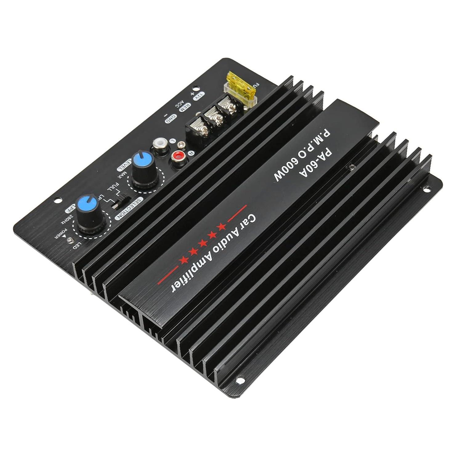 Amplificador de Potencia para Automóvil Yechiry 600W 12V Aluminio