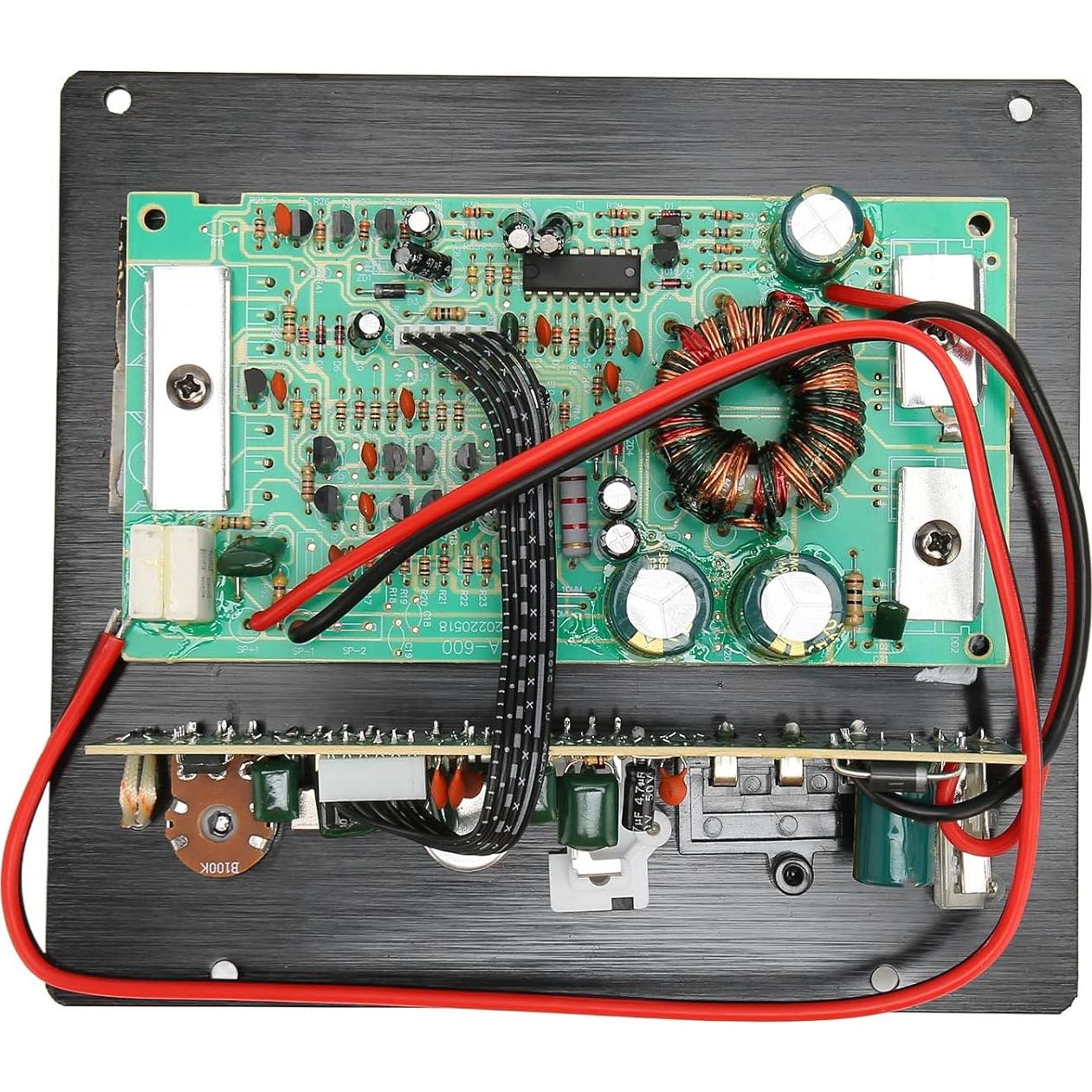 Amplificador de Potencia para Automóvil Yechiry 600W 12V Aluminio