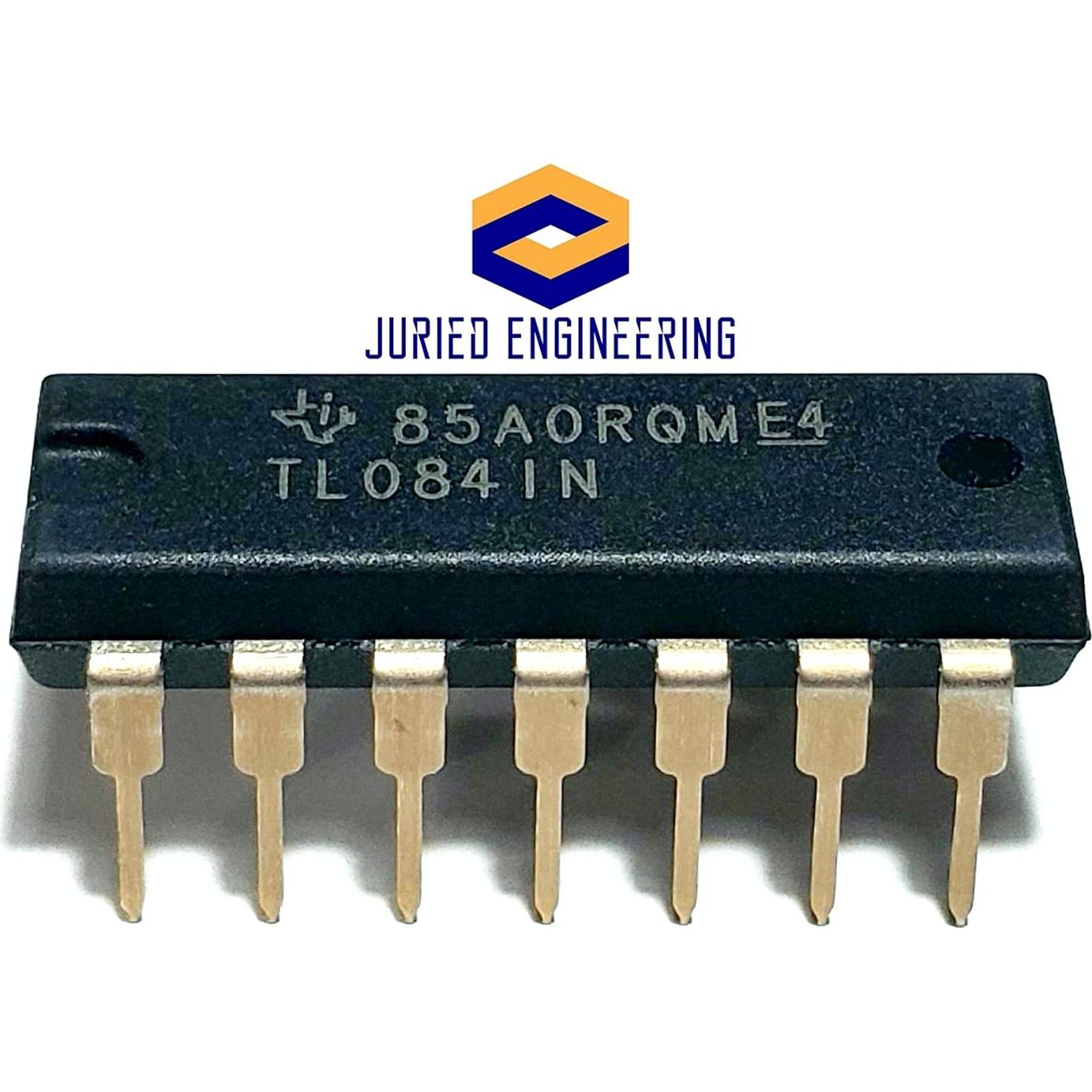 Amplificador Operacional JFET TL084IN - Paquete de 10 unidades