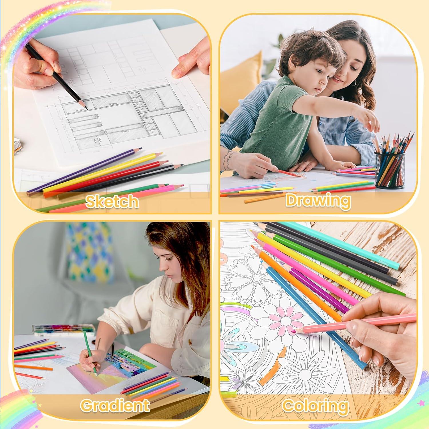 336 Lápices de Colores Toidgy con 36 Sacapuntas