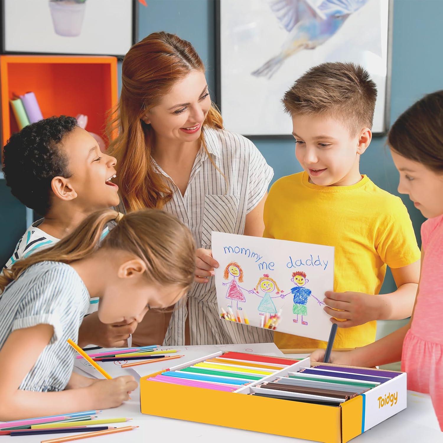 336 Lápices de Colores Toidgy con 36 Sacapuntas