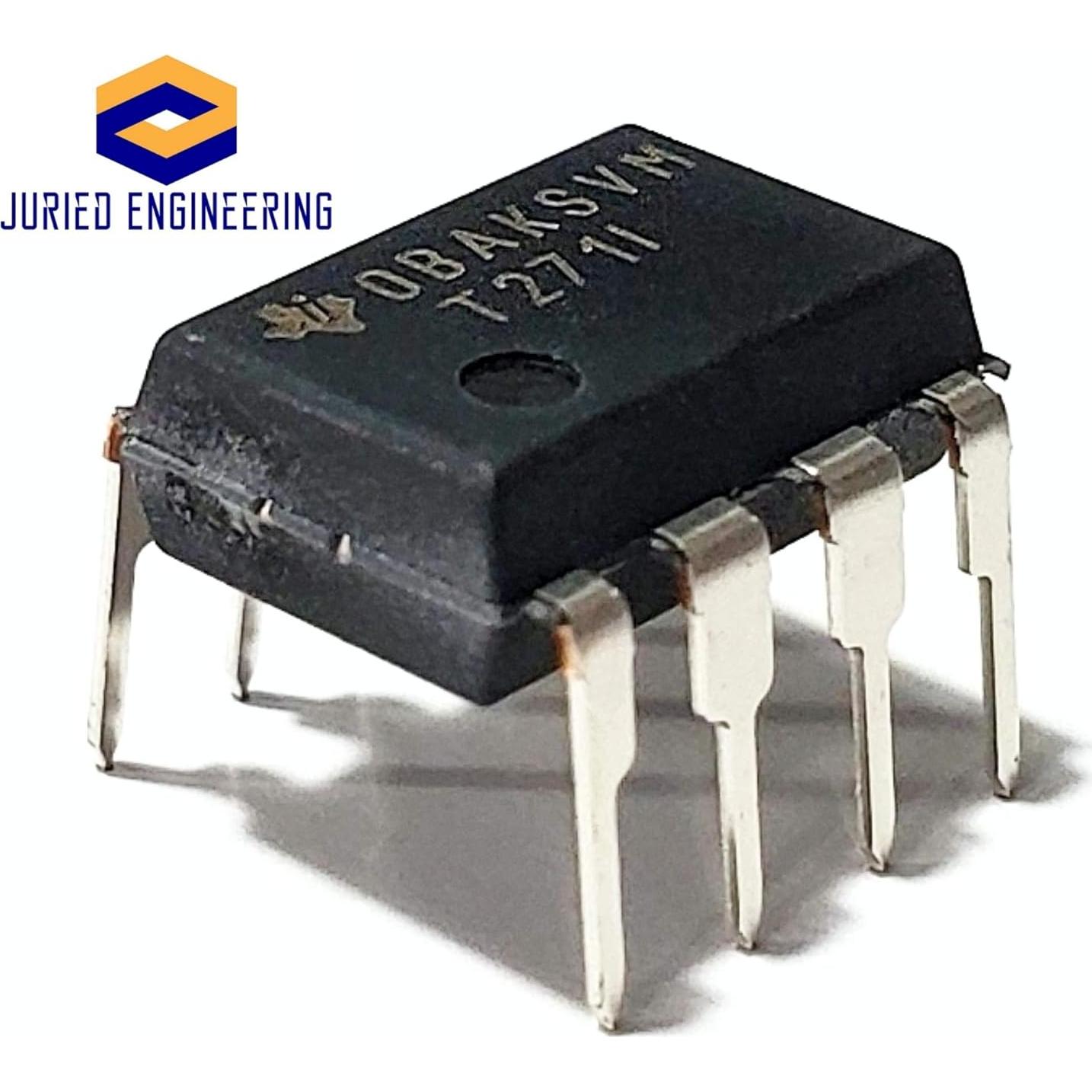 Amplificador Operacional TLV271IP TI Rail-to-Rail 16V 3MHz (Paquete de 2)