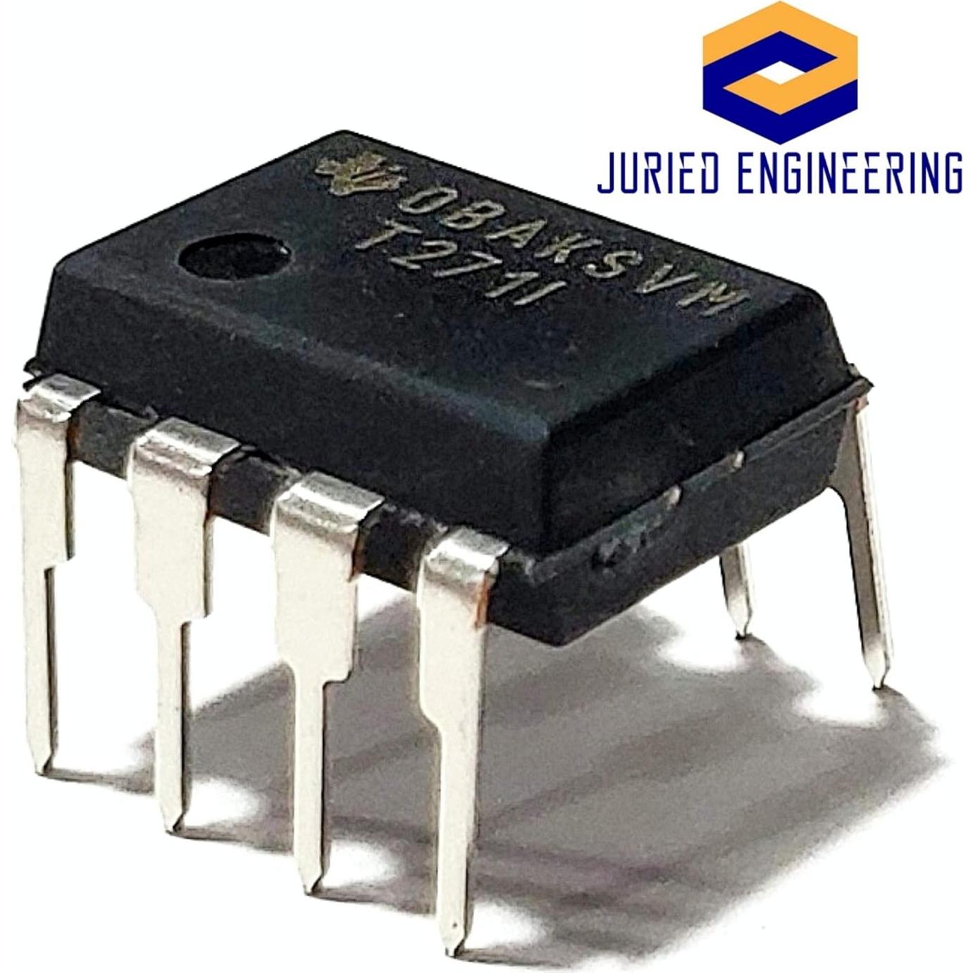 Amplificador Operacional TLV271IP TI Rail-to-Rail 16V 3MHz (Paquete de 2)