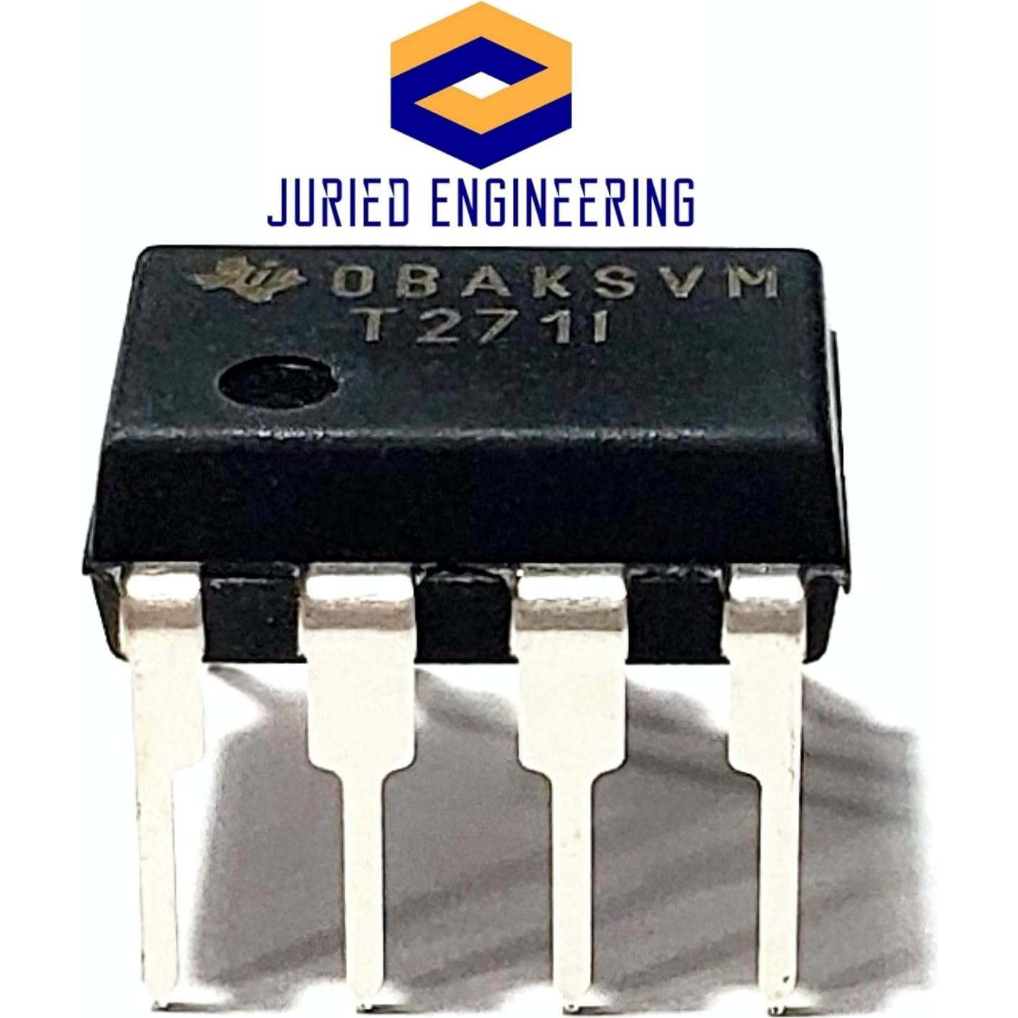 Amplificador Operacional TLV271IP TI Rail-to-Rail 16V 3MHz (Paquete de 2)