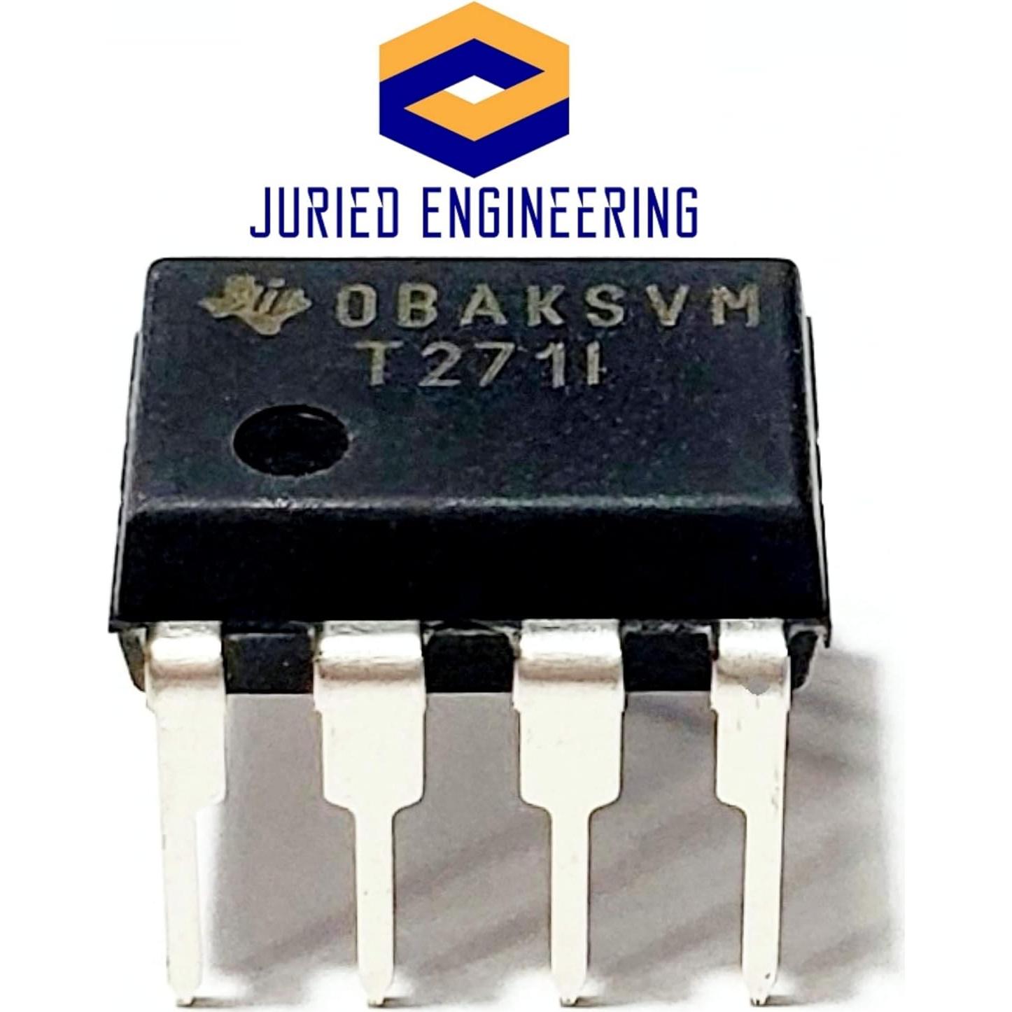 Amplificador Operacional TLV271IP TI Rail-to-Rail 16V 3MHz (Paquete de 2)