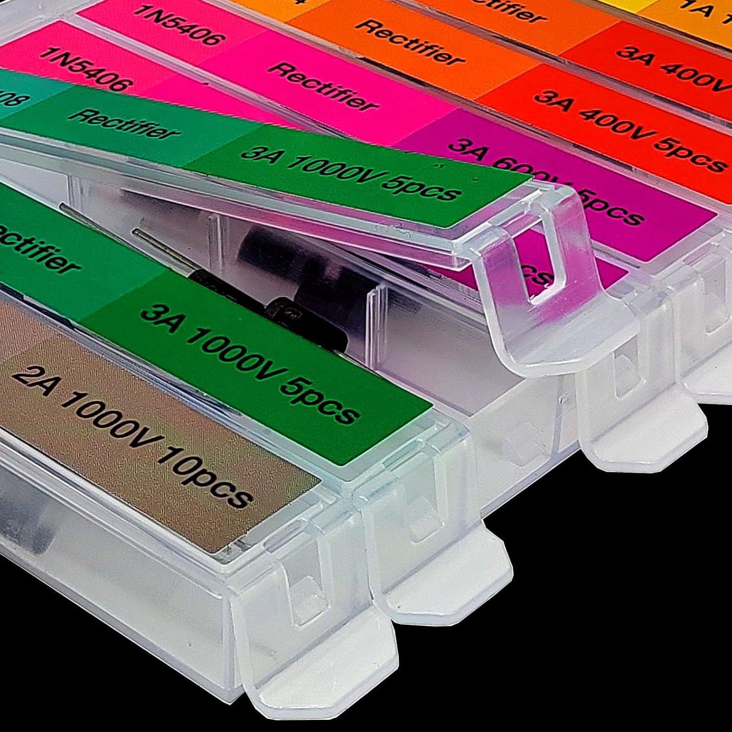 Kit de Diodos Rectificadores EEEEE 130 pcs 7 Valores