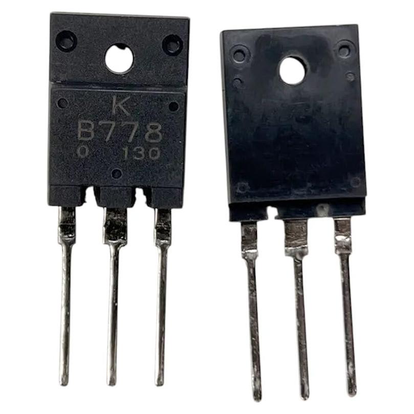 Transistor de Potencia TO-3P 2SB778 2SD998 Amplificador Audio