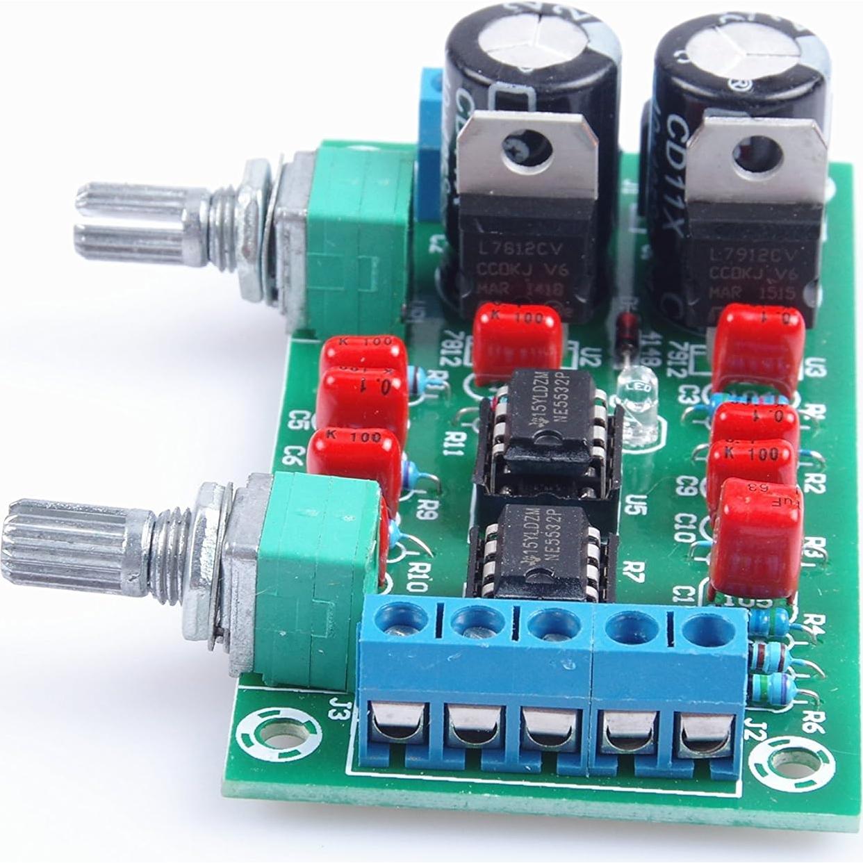 Placa de Filtro de Paso Bajo NE5532 KNACRO 78x42mm