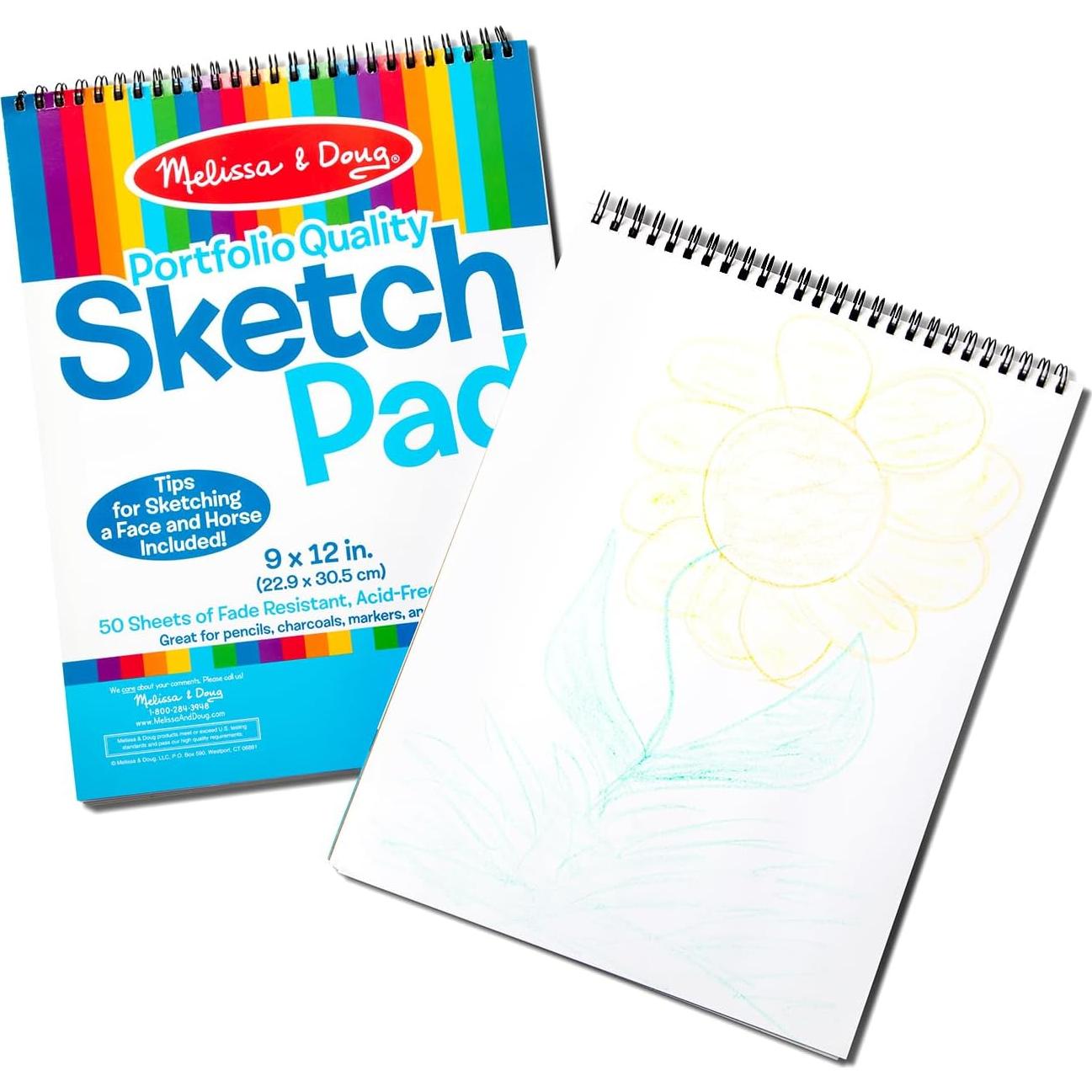 Bloc de Dibujo Melissa & Doug 50 Hojas 22.86x30.48 cm