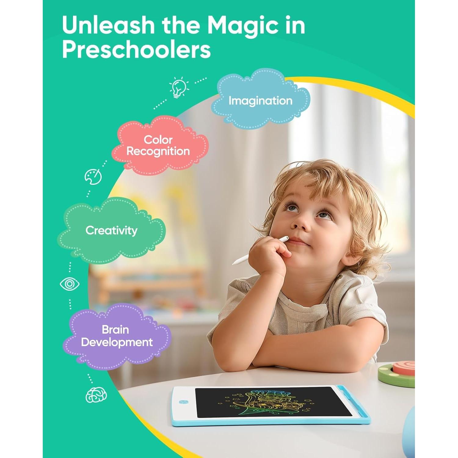 Paquete de 4 Tabletas de Escritura LCD Magic Jimmy 8.5"