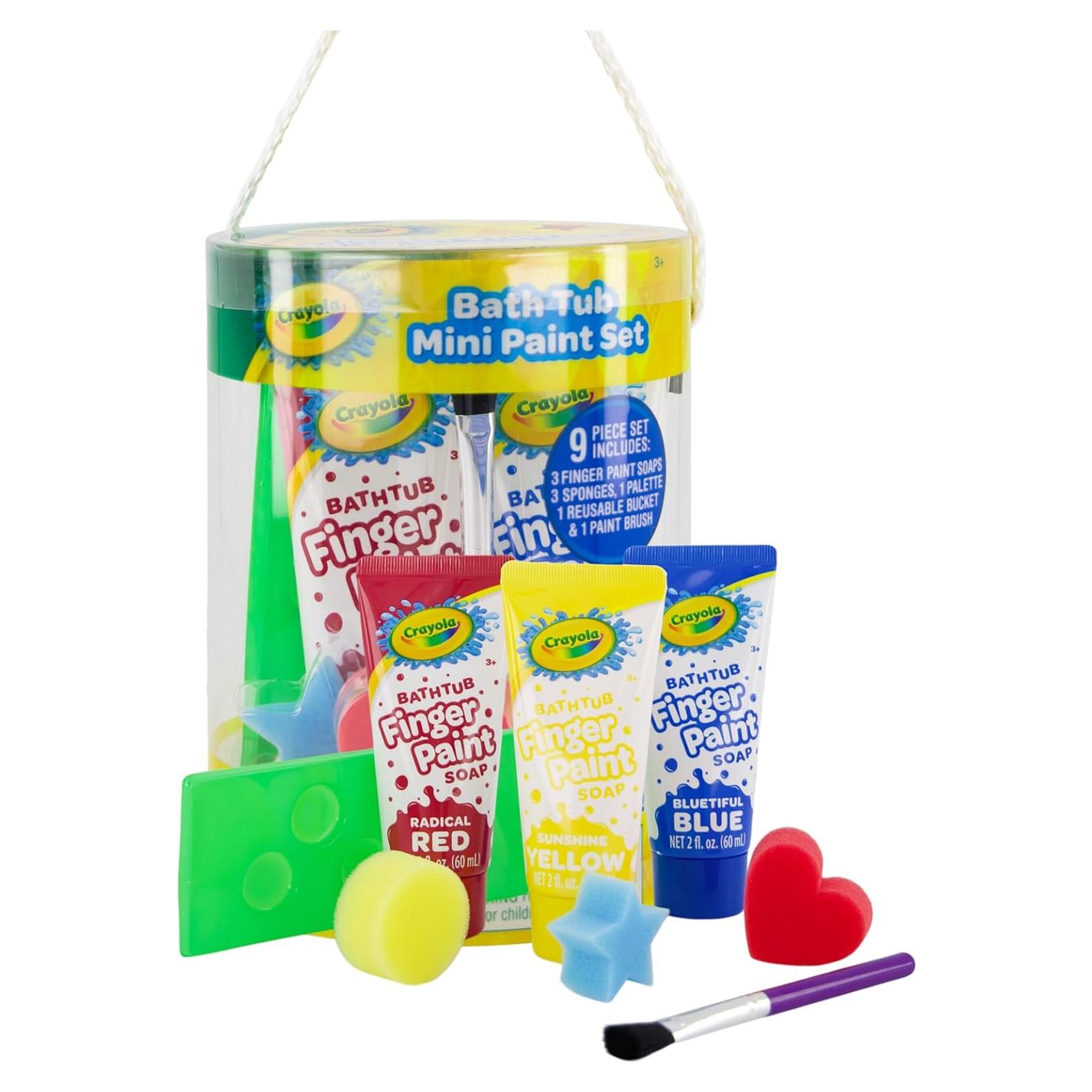 Juego de Pintura Mini en la Baño Crayola 9 Piezas Lavables