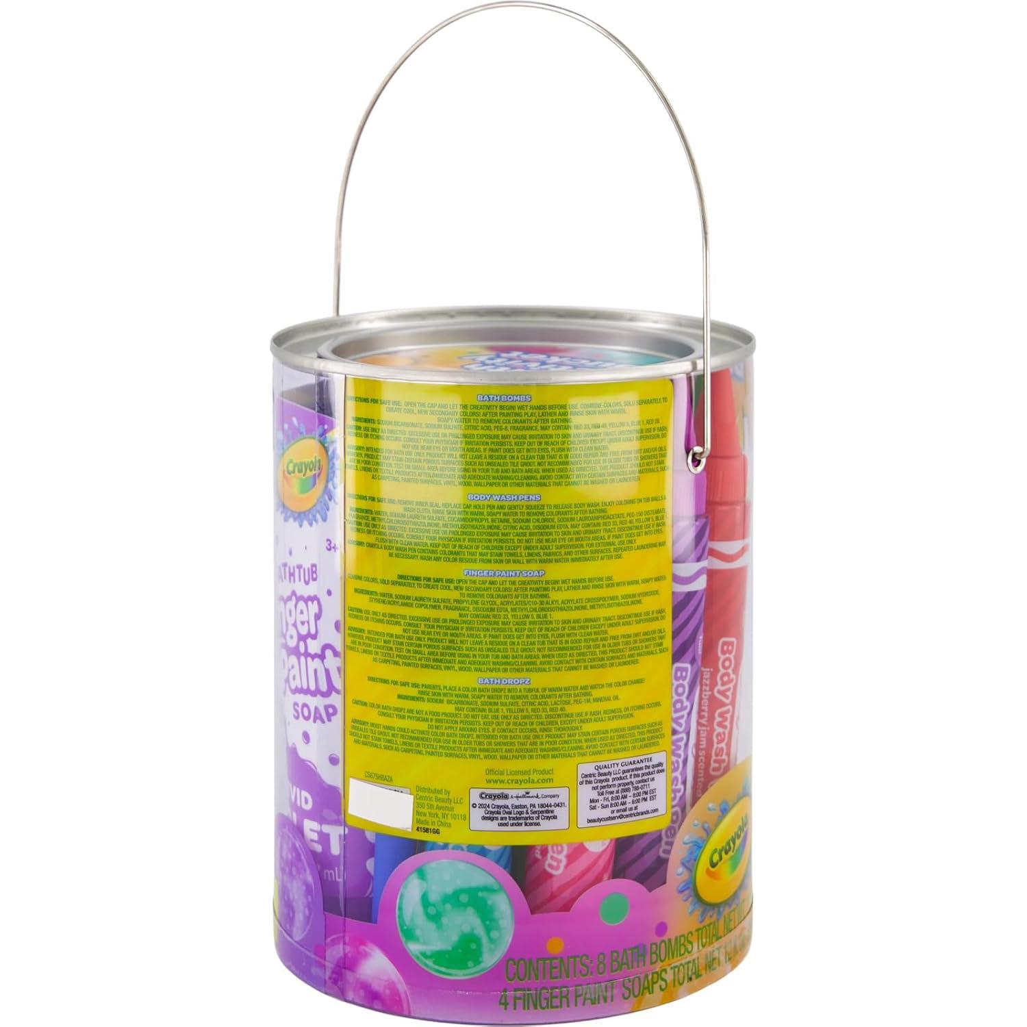 Juego de Pintura Mini en la Baño Crayola 9 Piezas Lavables