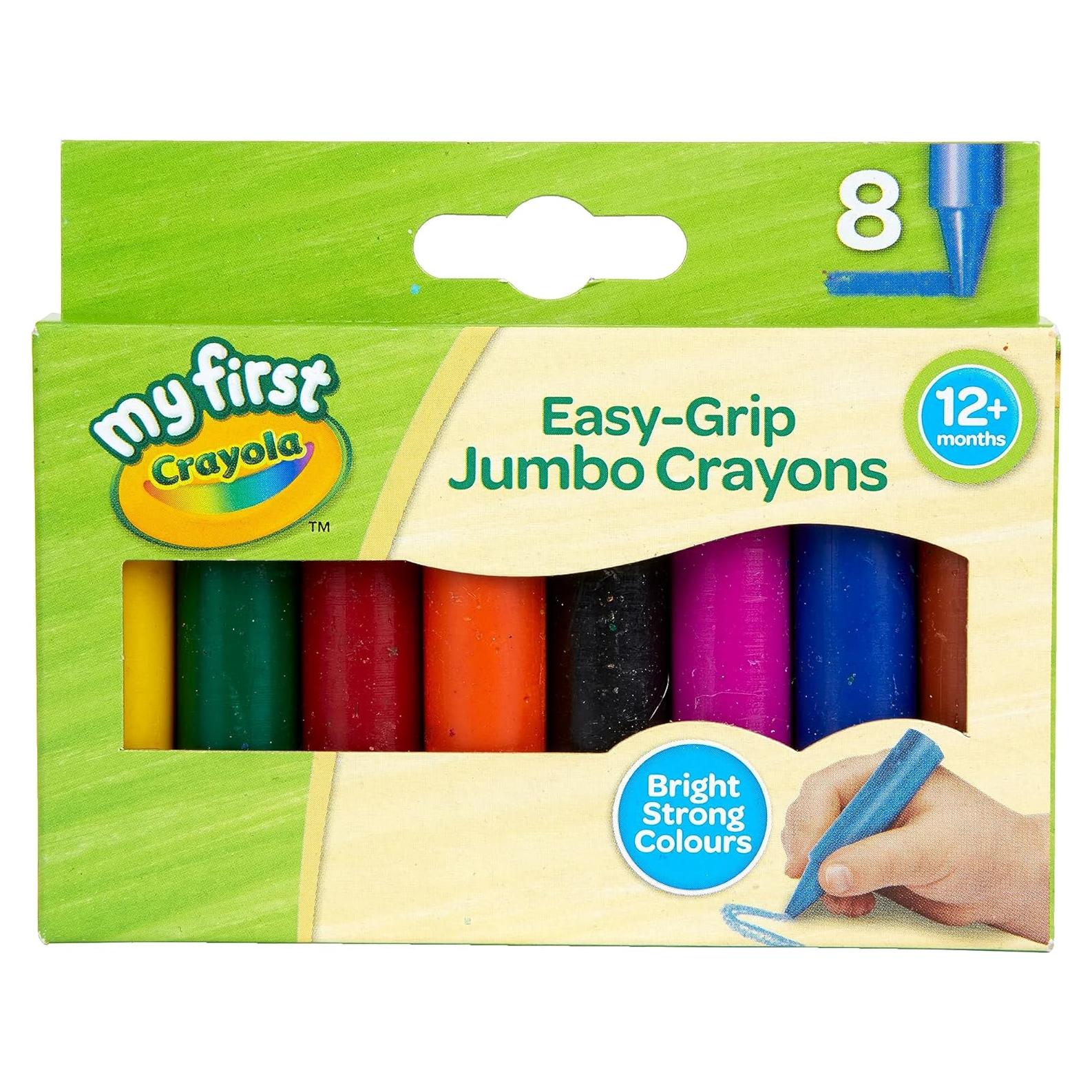 CRAYOLA Mis Primeros Crayones Jumbo 8 Colores para Niños