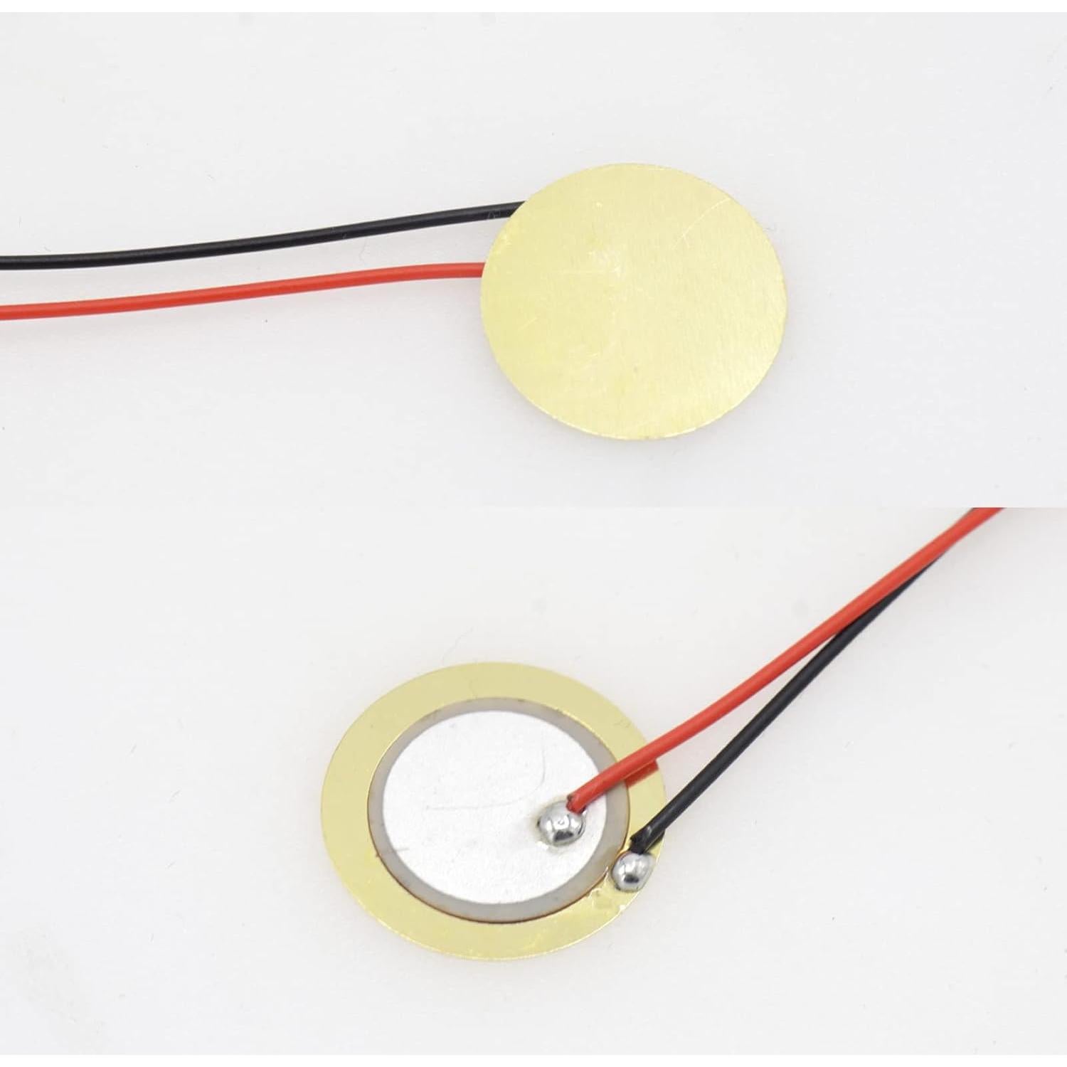 Paquete de 20 Discos Piezo 20mm Cheerock con Cables 10cm