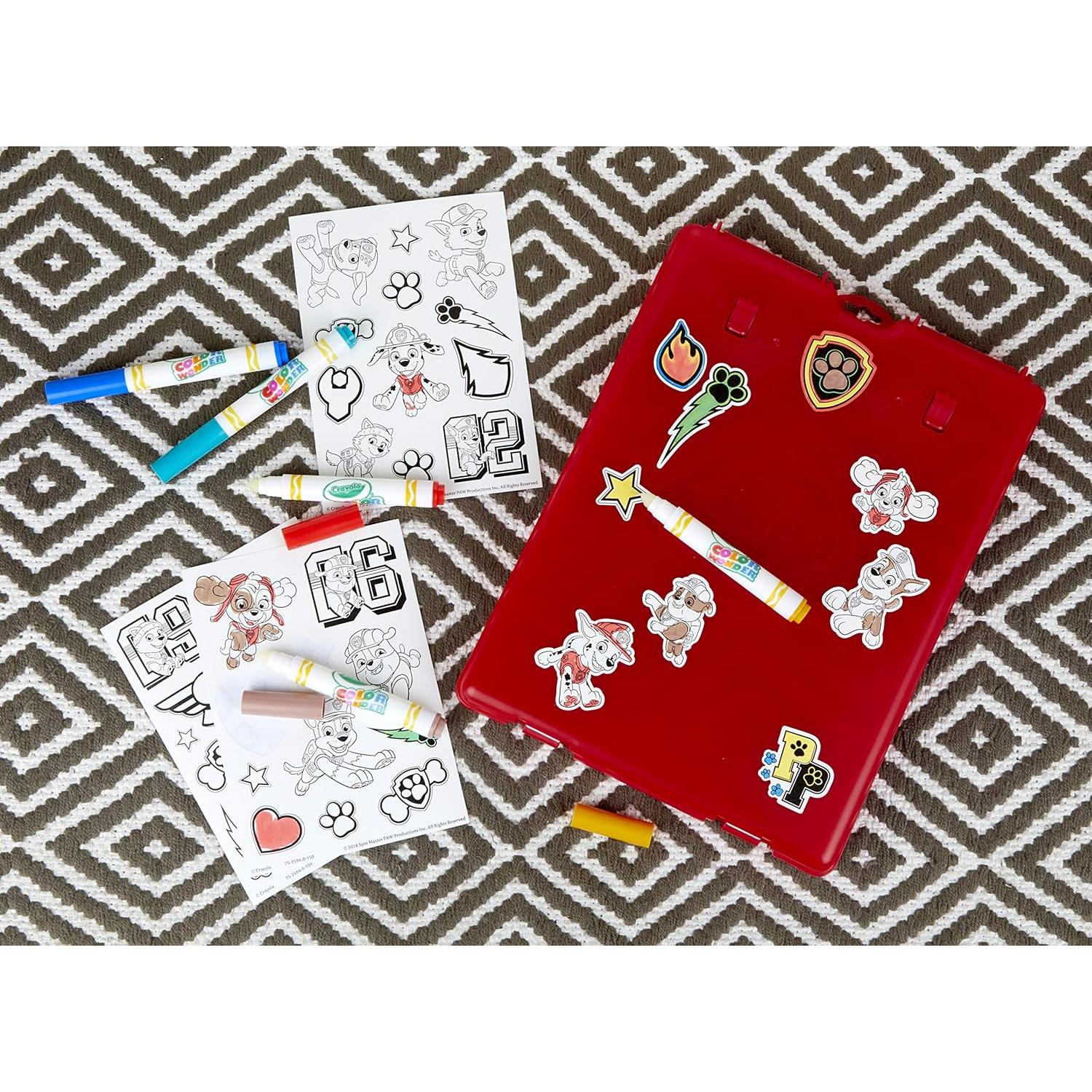 Crayola Color Wonder Paw Patrol Kit de Colorear 30 Hojas