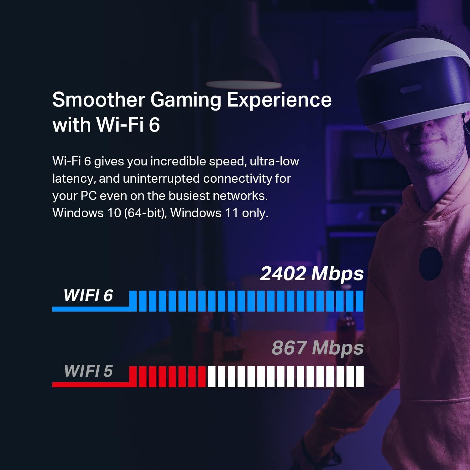 TP-Link Archer TX55E Tarjeta WiFi 6 PCIe AX3000 Bluetooth 5.2