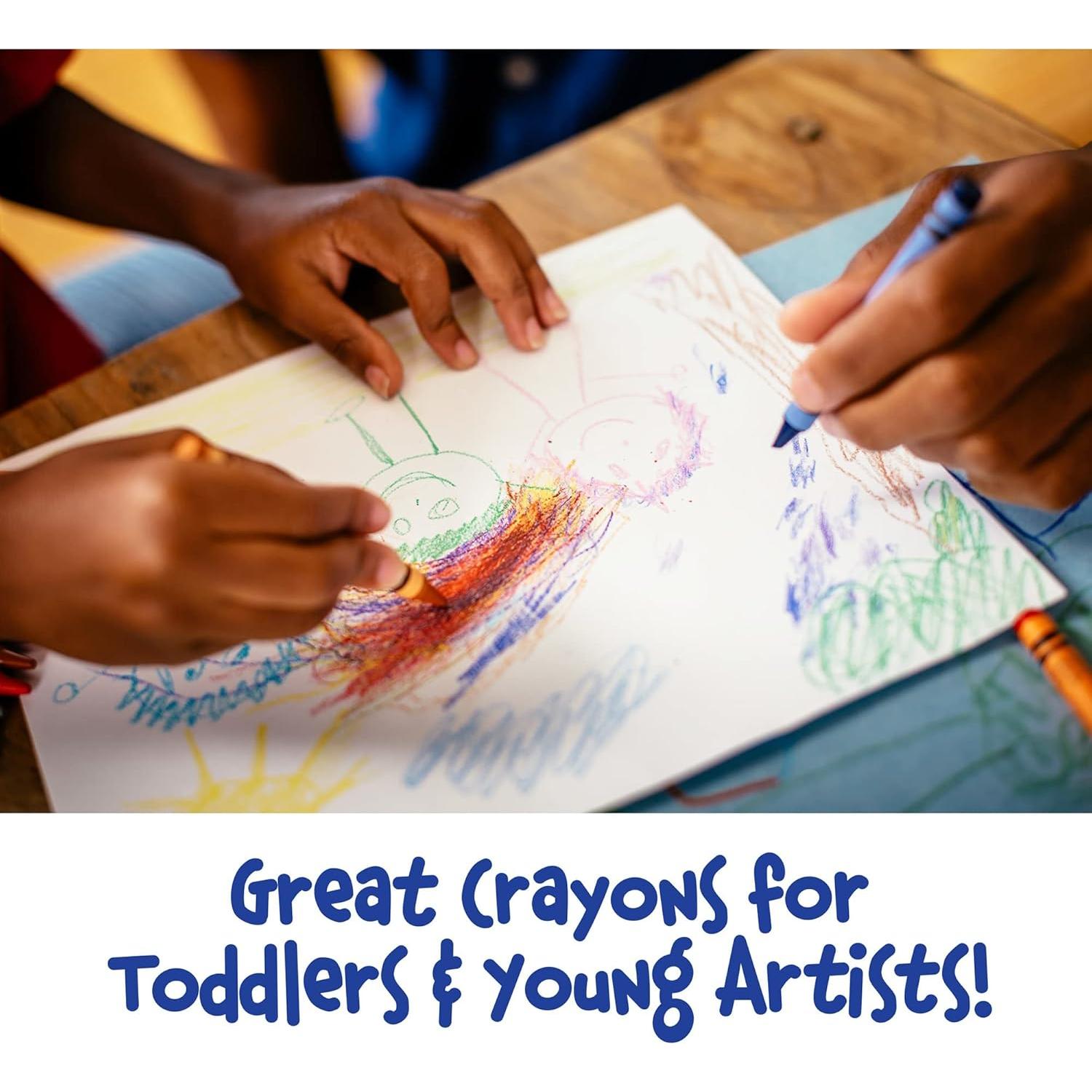 Ultra Clean Large Washable Crayons, School Supplies, 8 Count