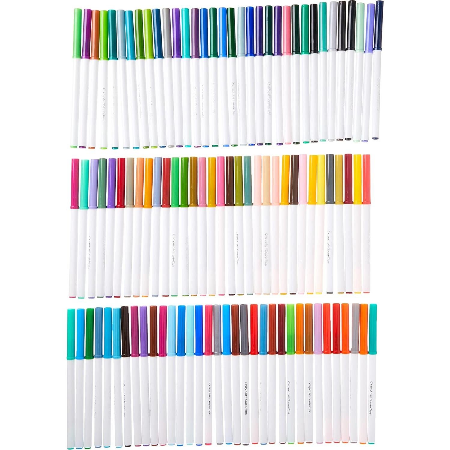 Marcadores Lavables Crayola Super Tips 100 Colores