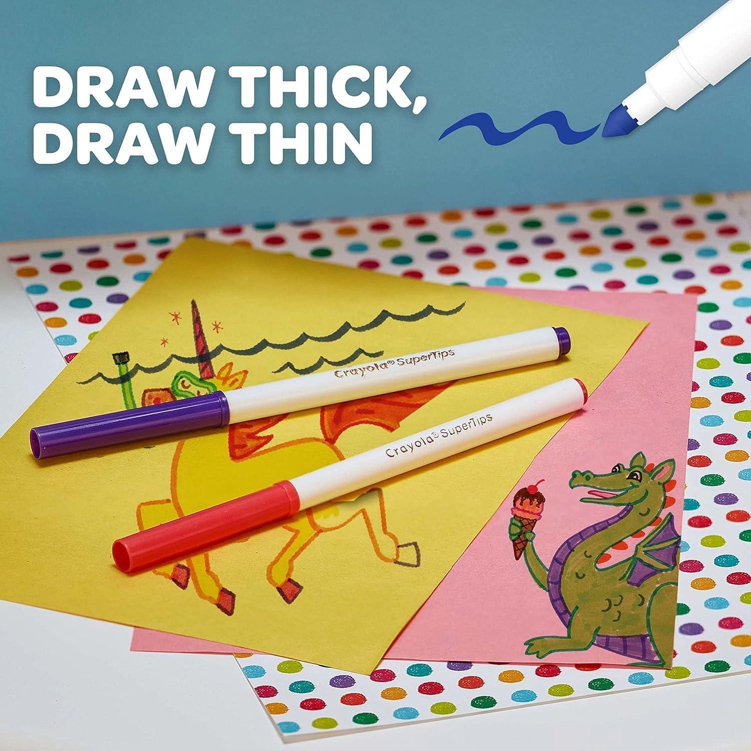 Marcadores Lavables Super Tips Las Mega Ofertas 80 Pzs