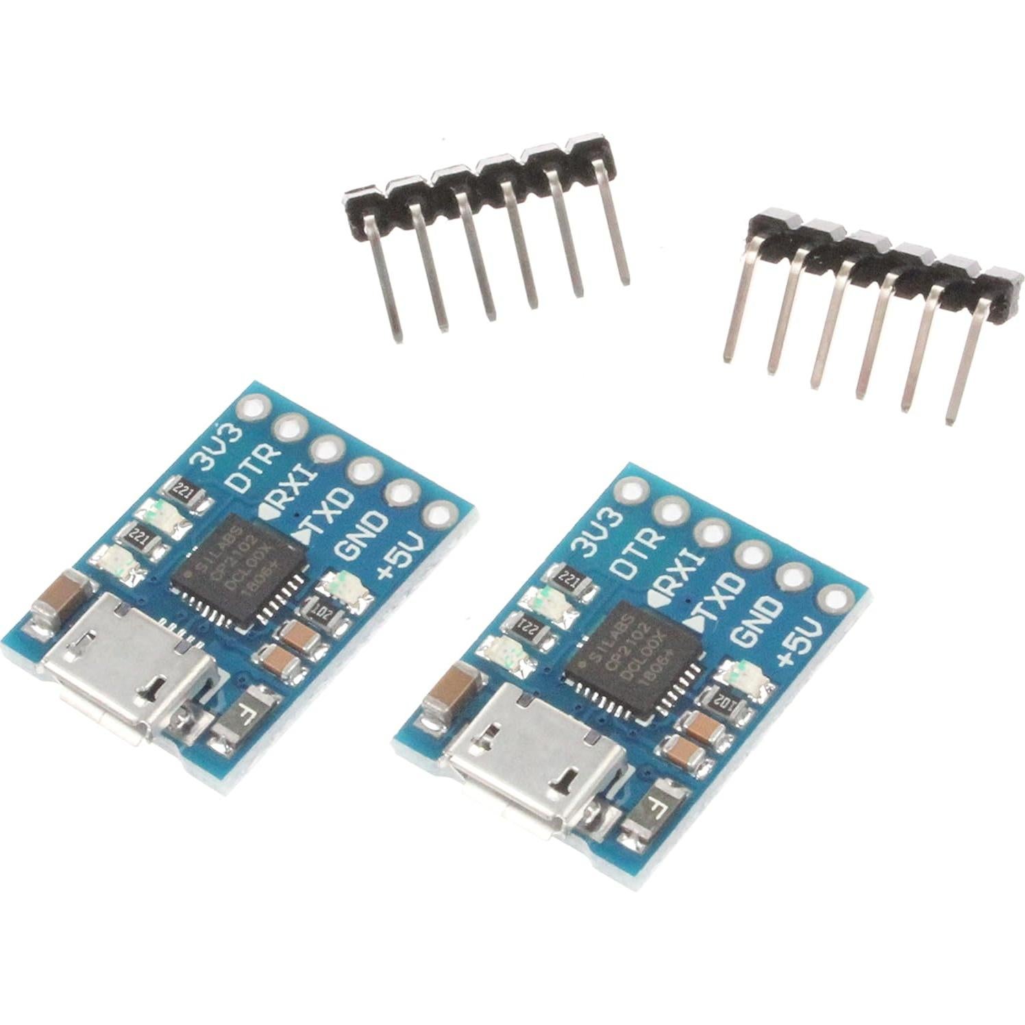 Módulo Serial CP2102 NOYITO Micro USB a TTL - Paquete de 2