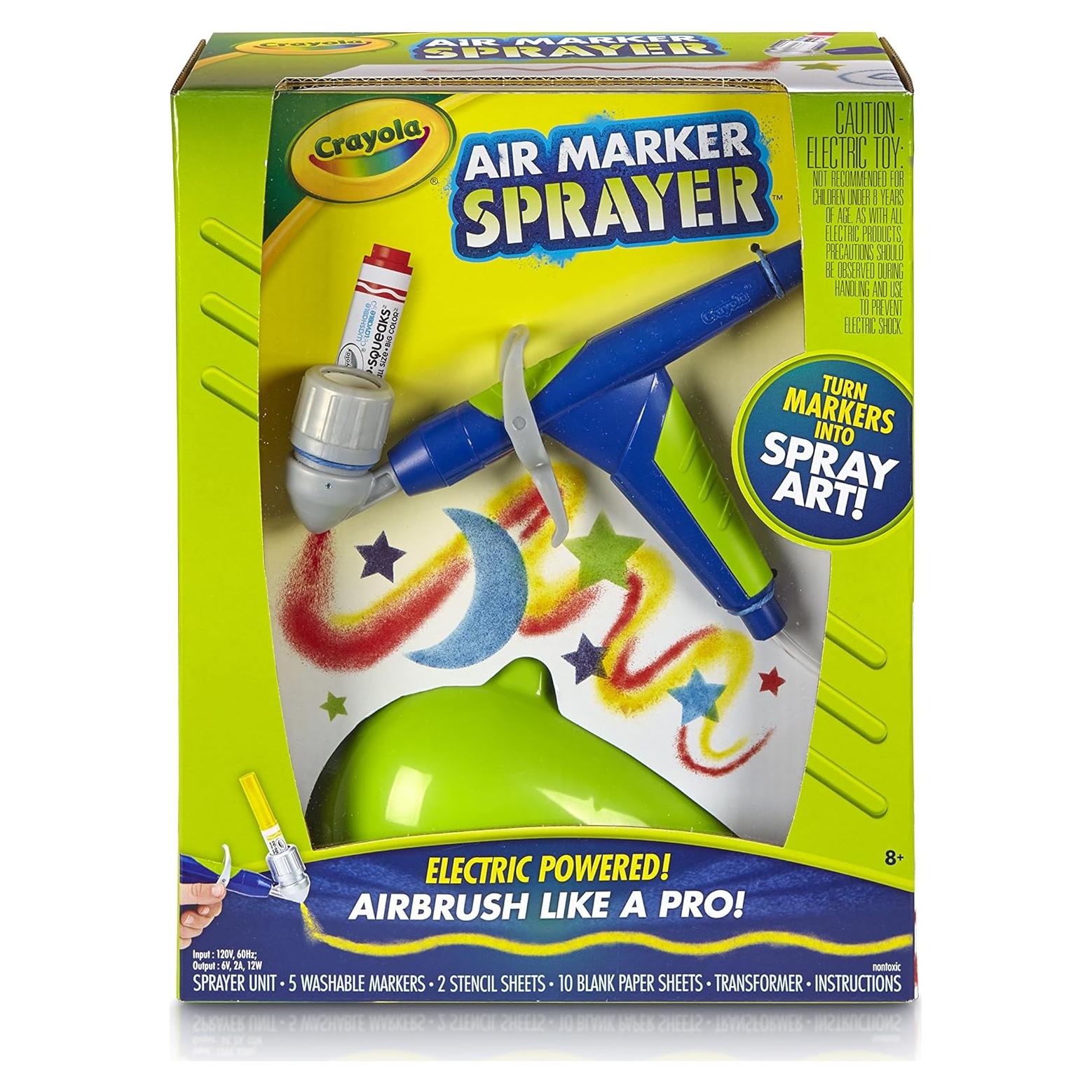 Aerógrafo Crayola Air Marker Sprayer para Niños 8-15 Años