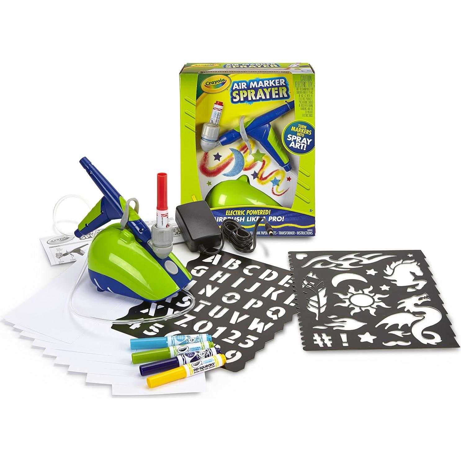 Aerógrafo Crayola Air Marker Sprayer para Niños 8-15 Años