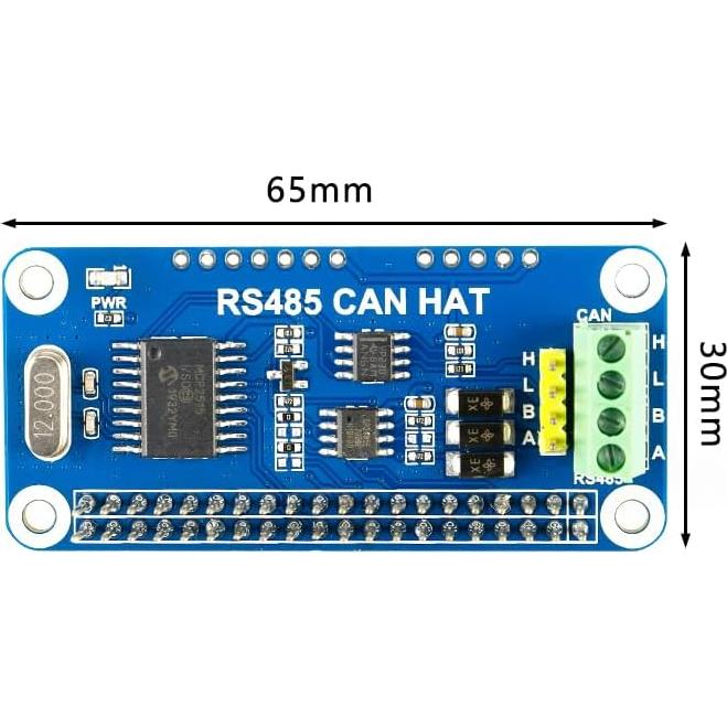 HAT RS485 CAN JESSINIE para Raspberry Pi 4B/3B+/Zero W