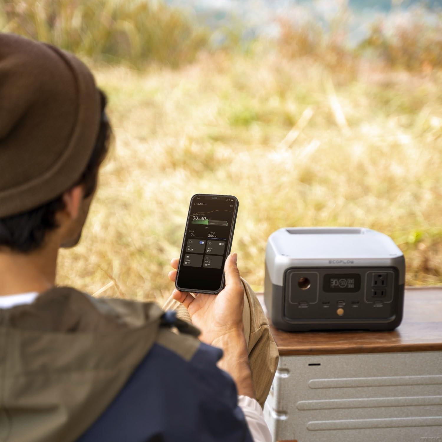 Estación de Energía Portátil EF ECOFLOW RIVER 2 256Wh