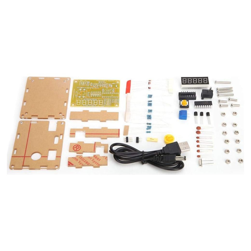 Medidor de Frecuencia DIY Walfront 1Hz-50MHz Precisión 5 Dígitos