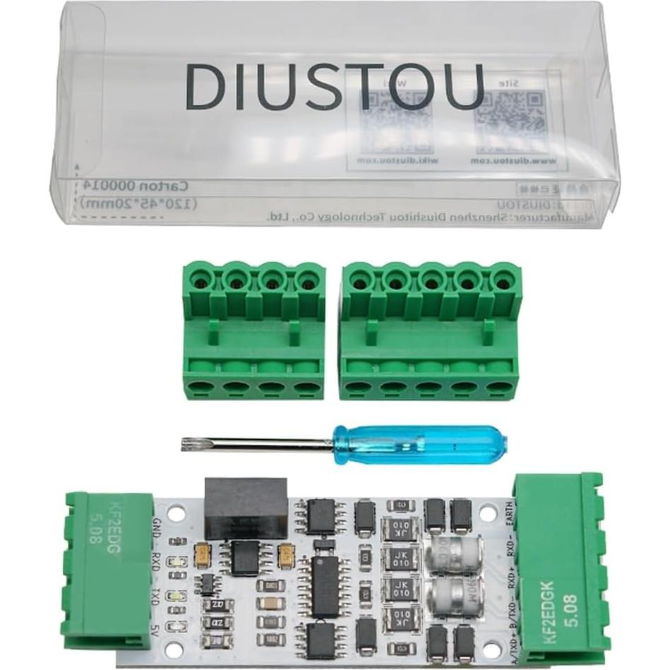 Módulo Convertidor RS422 RS485 a TTL DIUSTOU con Aislamiento