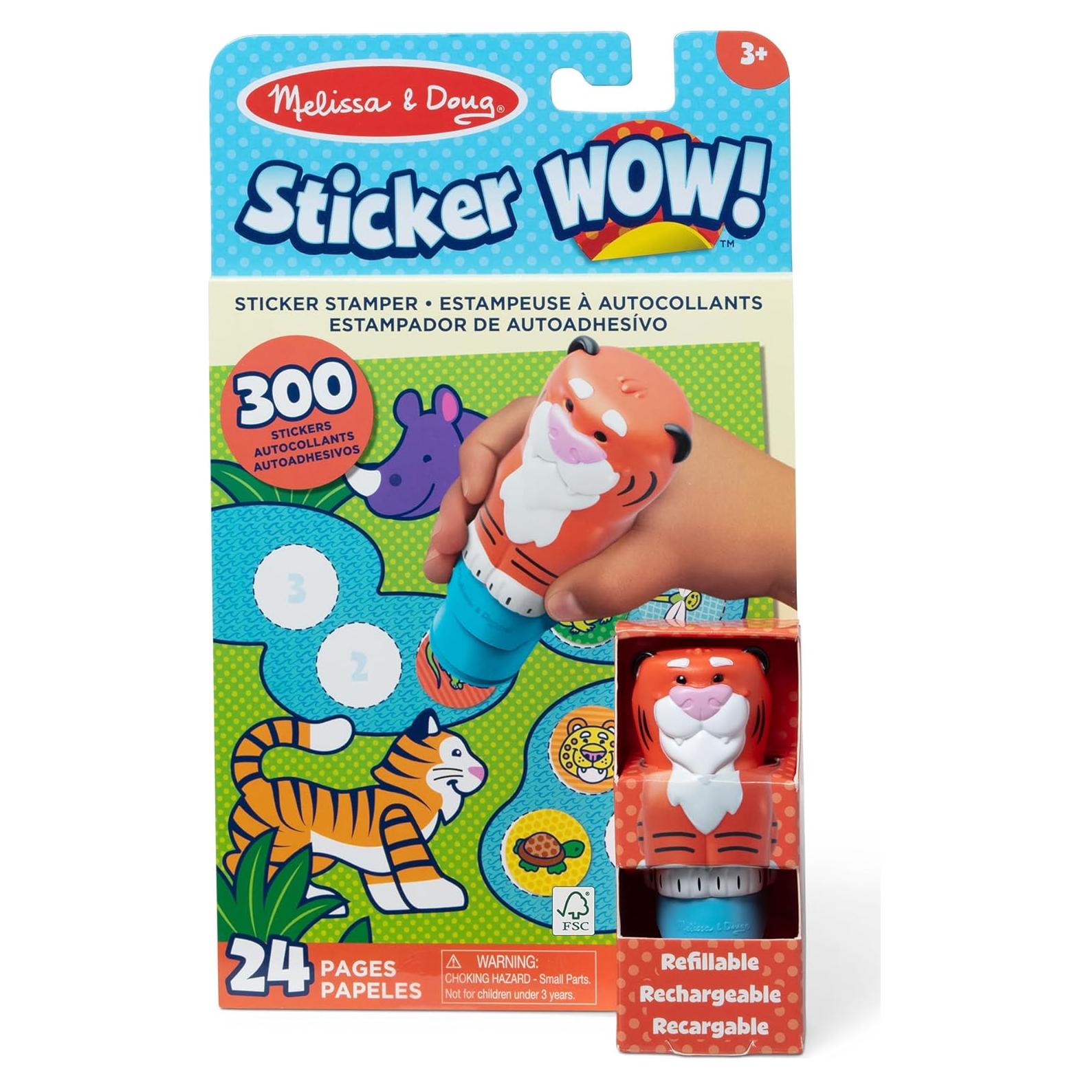 Melissa & Doug Bloc de Actividades Tigre 24 Páginas + 300 Pegatinas