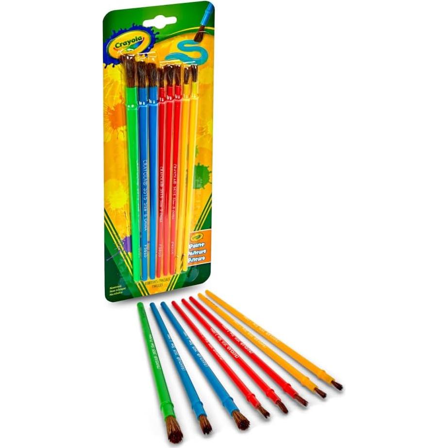 Juego de Pinceles Crayola para Niños 8 unidades Multicolor