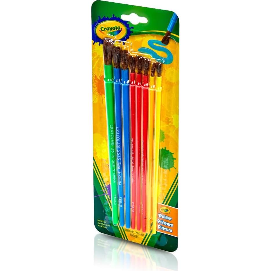 Juego de Pinceles Crayola para Niños 8 unidades Multicolor
