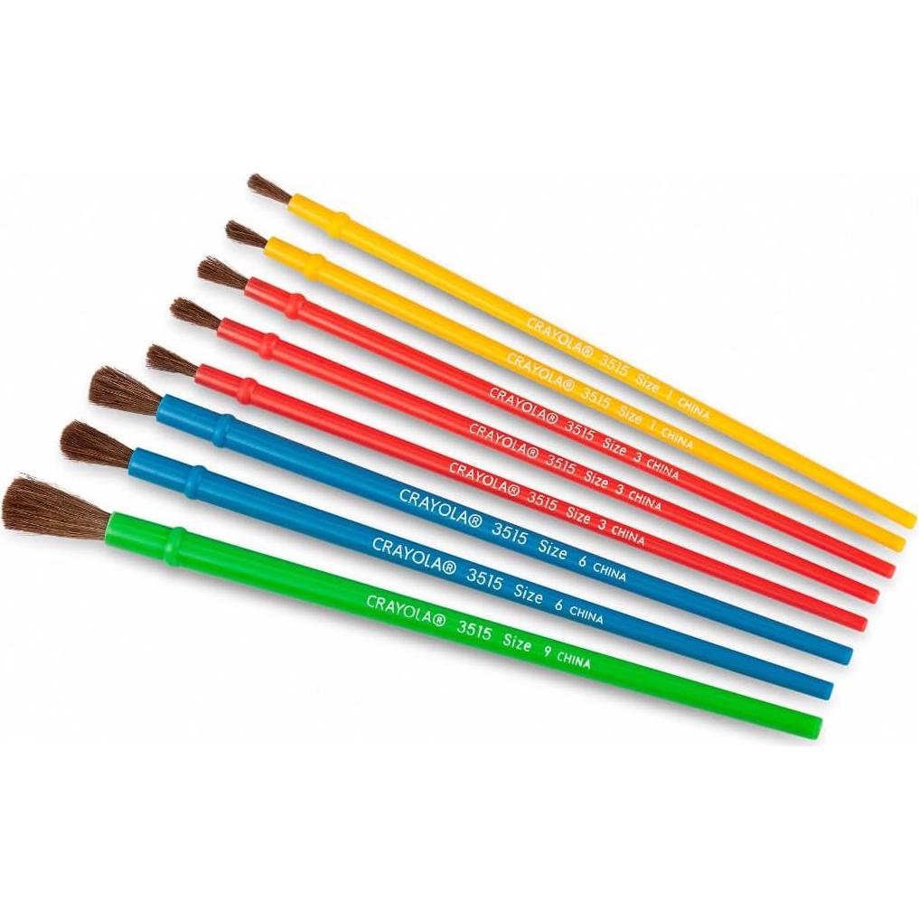 Juego de Pinceles Crayola para Niños 8 unidades Multicolor