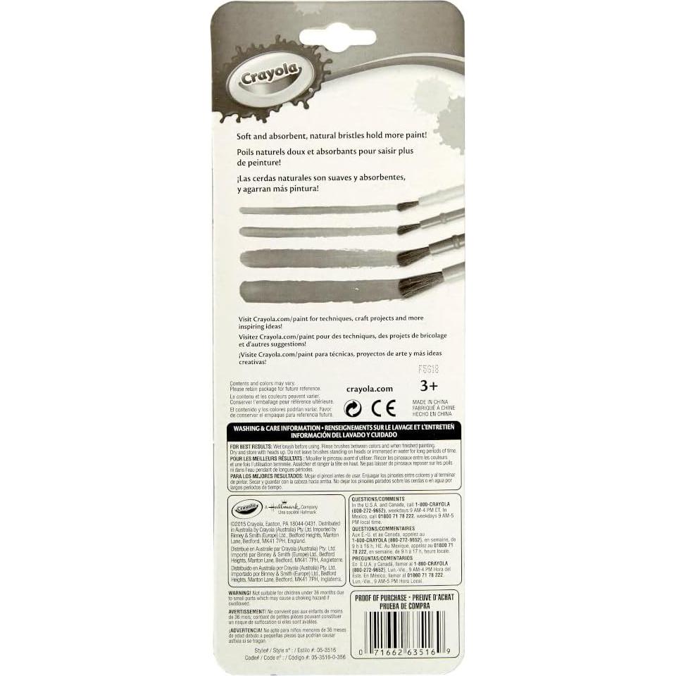 Juego de Pinceles Crayola para Niños 8 unidades Multicolor
