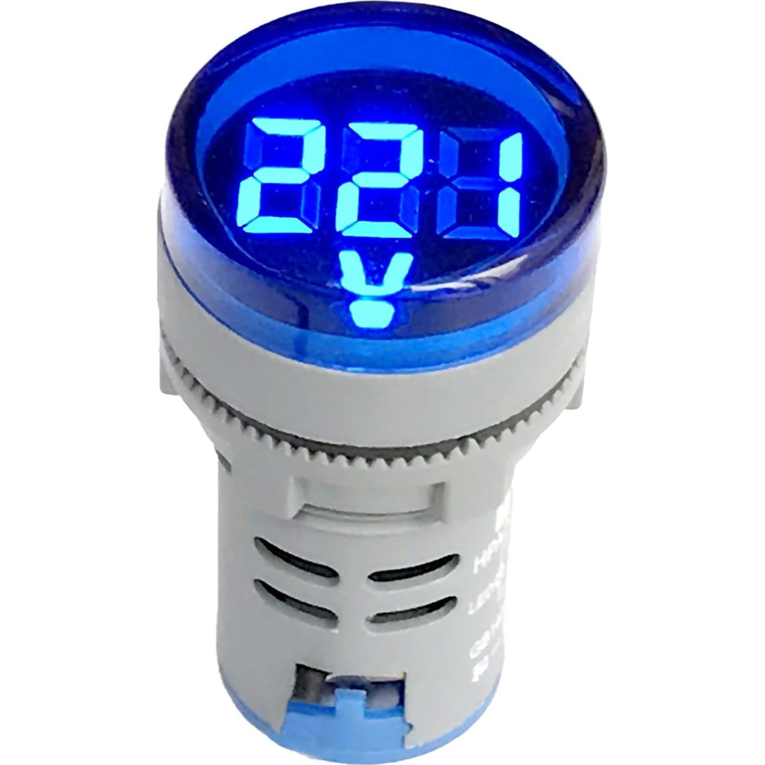 NOYITO Voltímetro Digital CA 80-500V LCD Paquete de 2 Azul