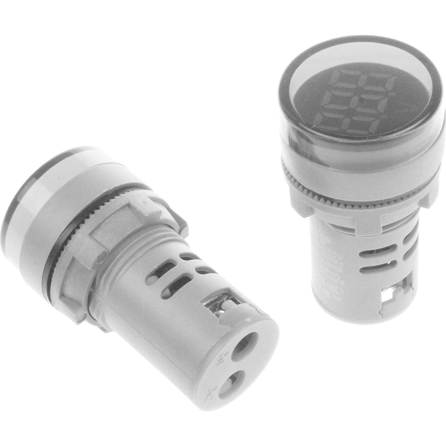 NOYITO Voltímetro Digital CA 80-500V LCD Paquete de 2 Azul