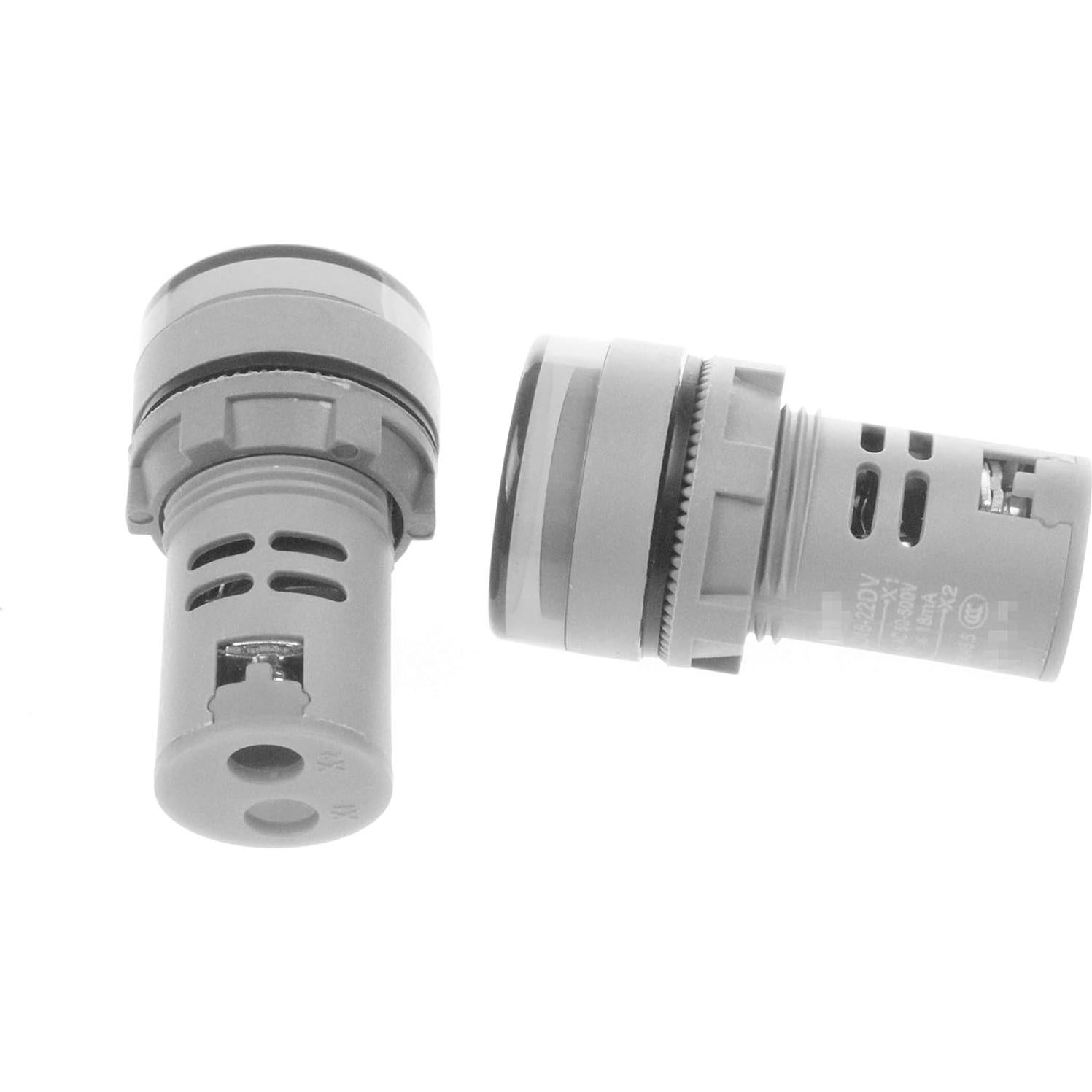 NOYITO Voltímetro Digital CA 80-500V LCD Paquete de 2 Azul