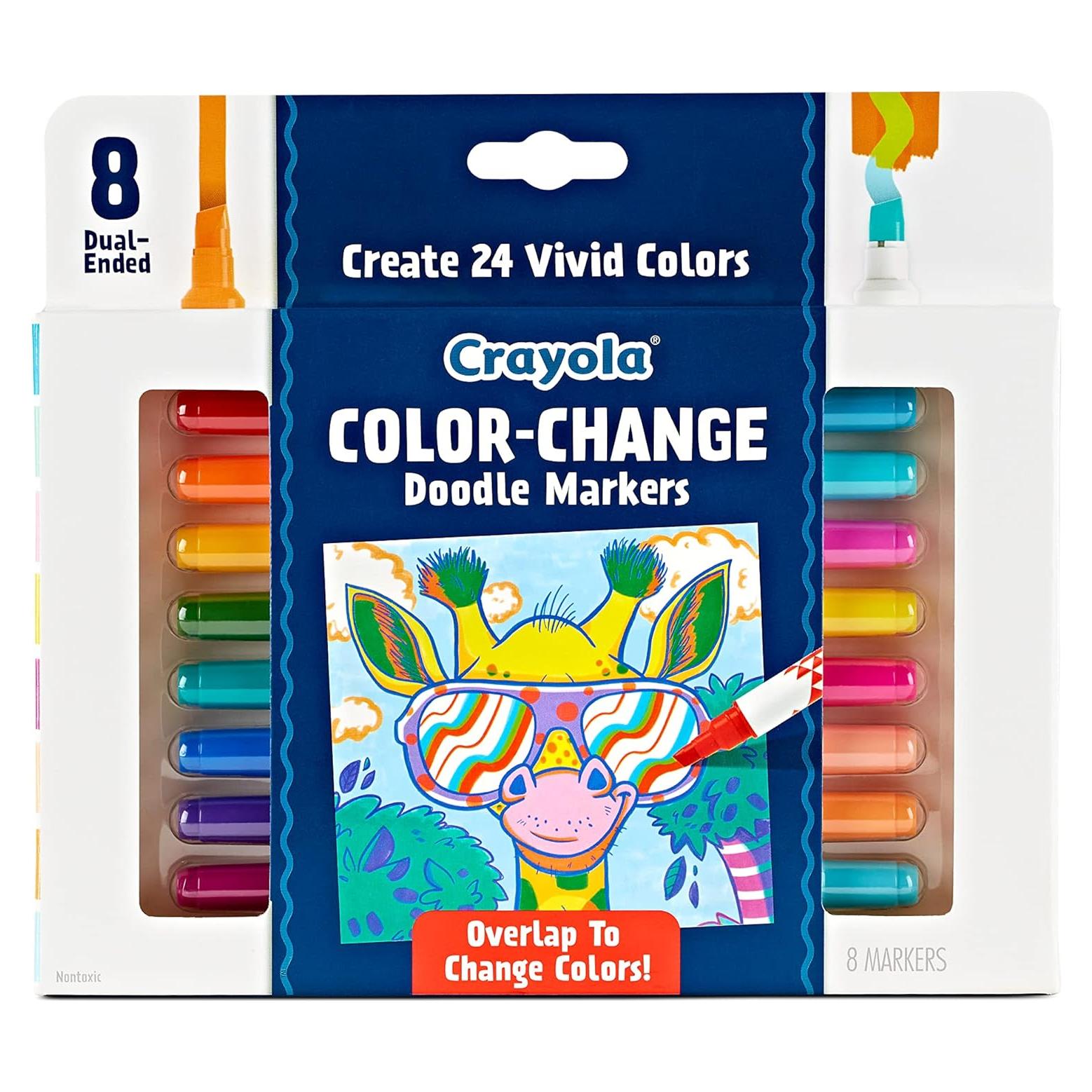 Marcadores Crayola Doble Cara 8ct Cambio de Color