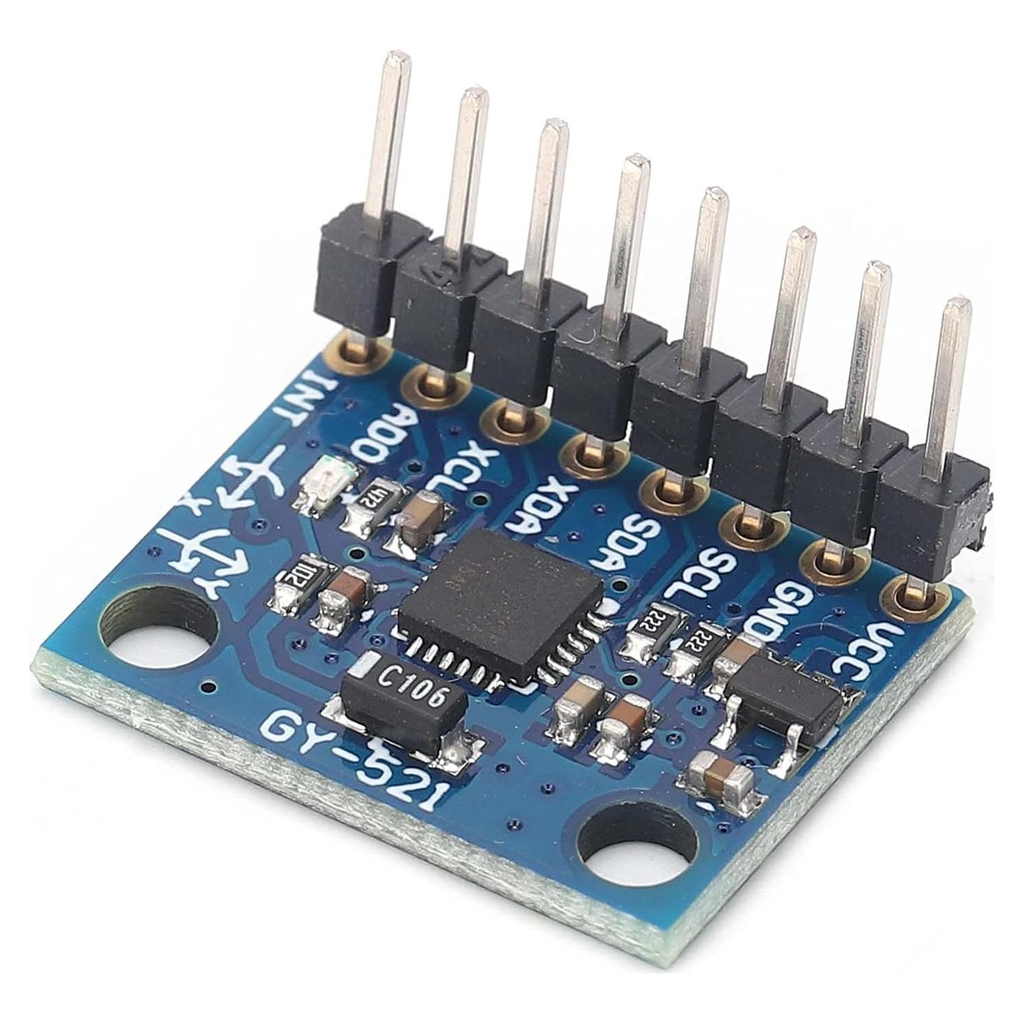 MPU6050 Module, Accelerometer Gyroscope Sensor Module PCB 3 Axes Gyro Sensors Accelerometer Board for Windows