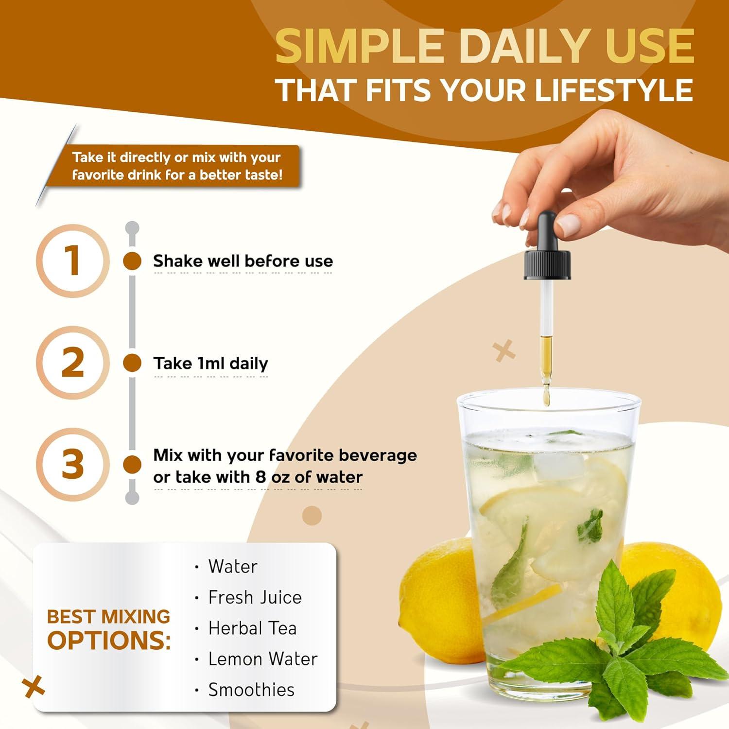 Gotas Líquidas NuraFuse Raíz de Maca 60ml - Ultra Potente 1520mg