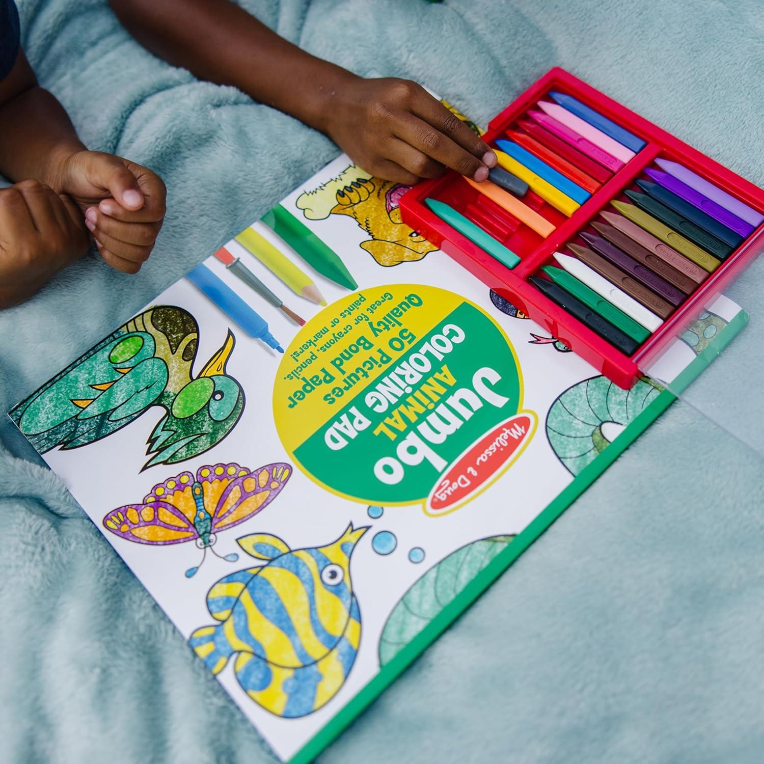 Bloc de Colorear Melissa & Doug - Animales 50 Imágenes