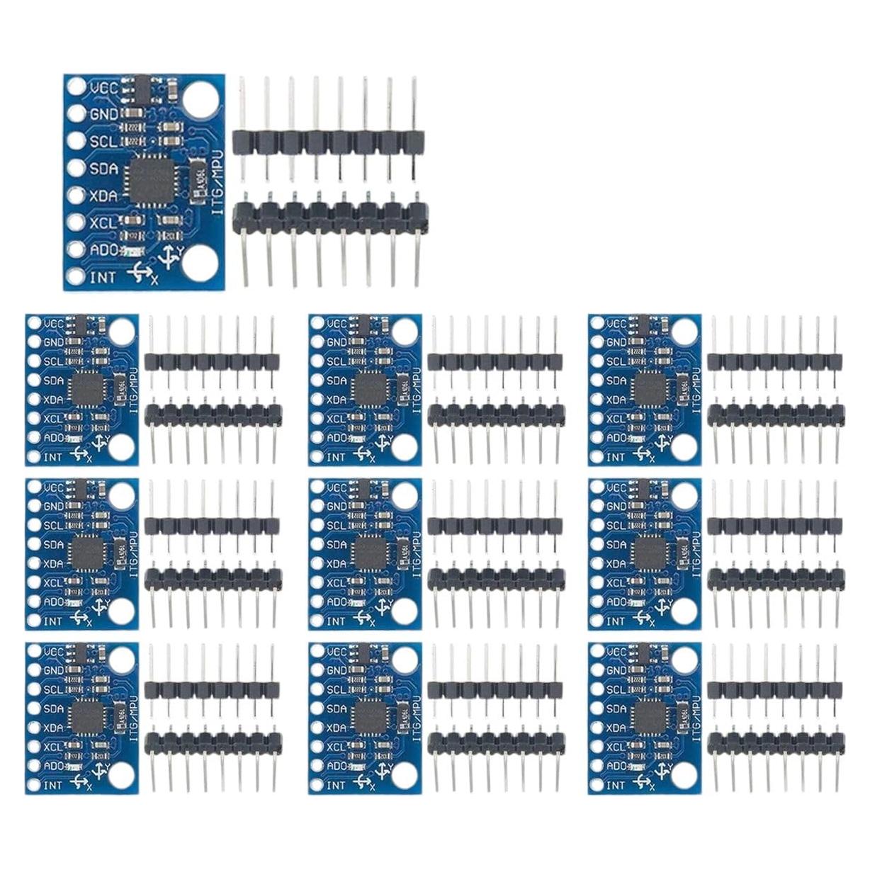 Módulo Sensor Giroscopio y Acelerómetro MPU6050 NIWMJTKIT 10 Piezas