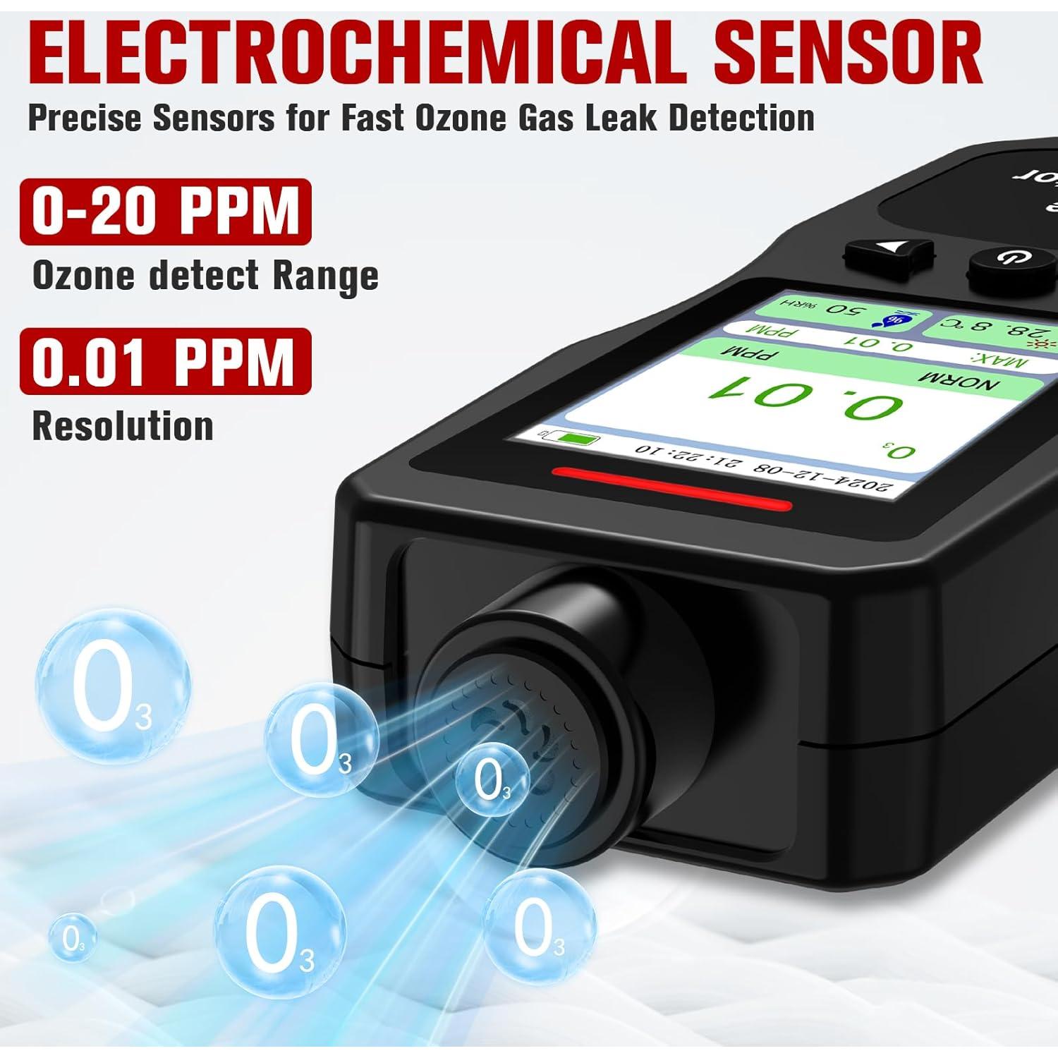 Detector de Ozono ZYKYCX ZY-Oz4000 Portátil 0-20 PPM