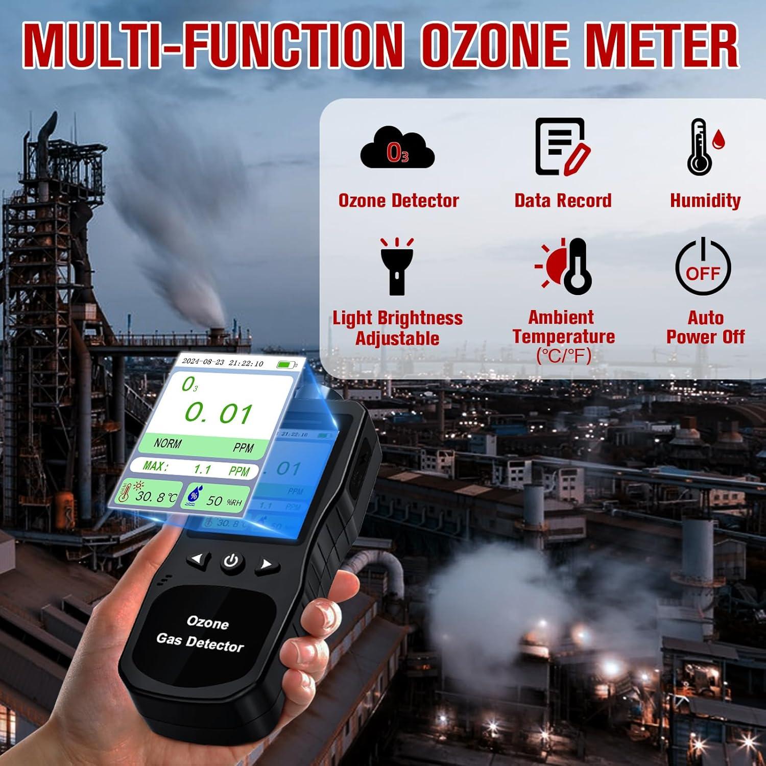 Detector de Ozono ZYKYCX ZY-Oz4000 Portátil 0-20 PPM