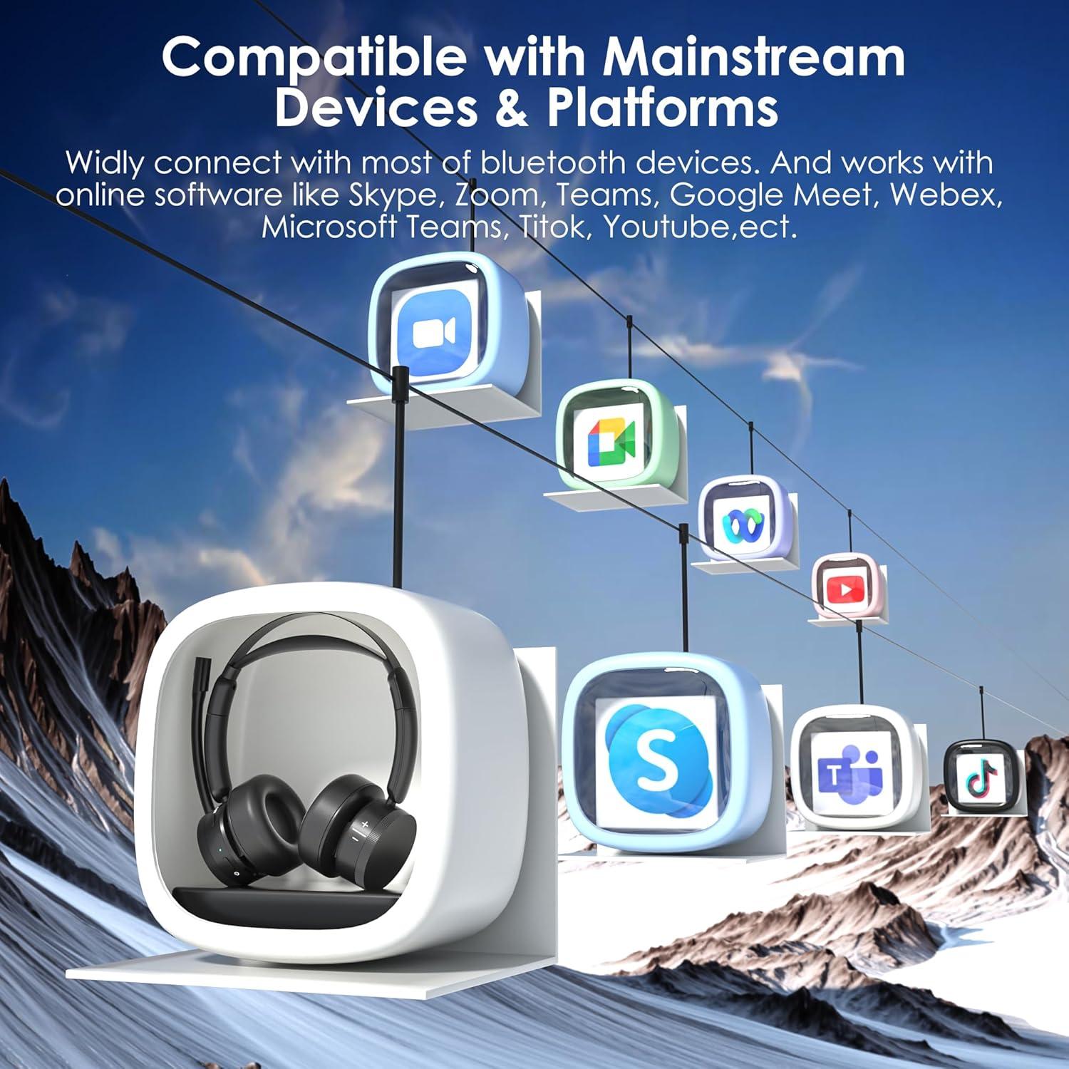 Auricular Inalámbrico Soothielec KH156M Bluetooth 5.2 con Micrófono